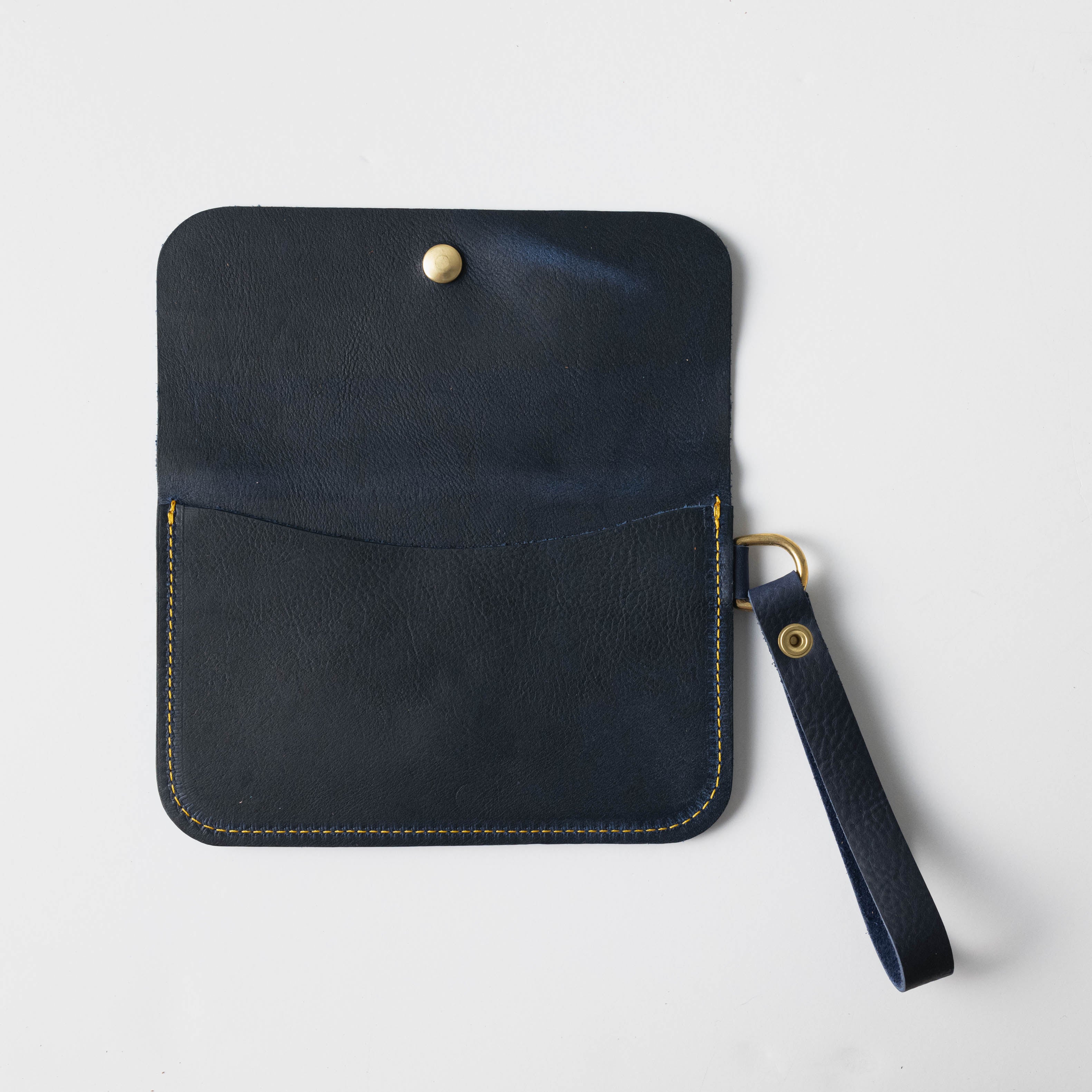 Navy Kodiak Wristlet Clutch