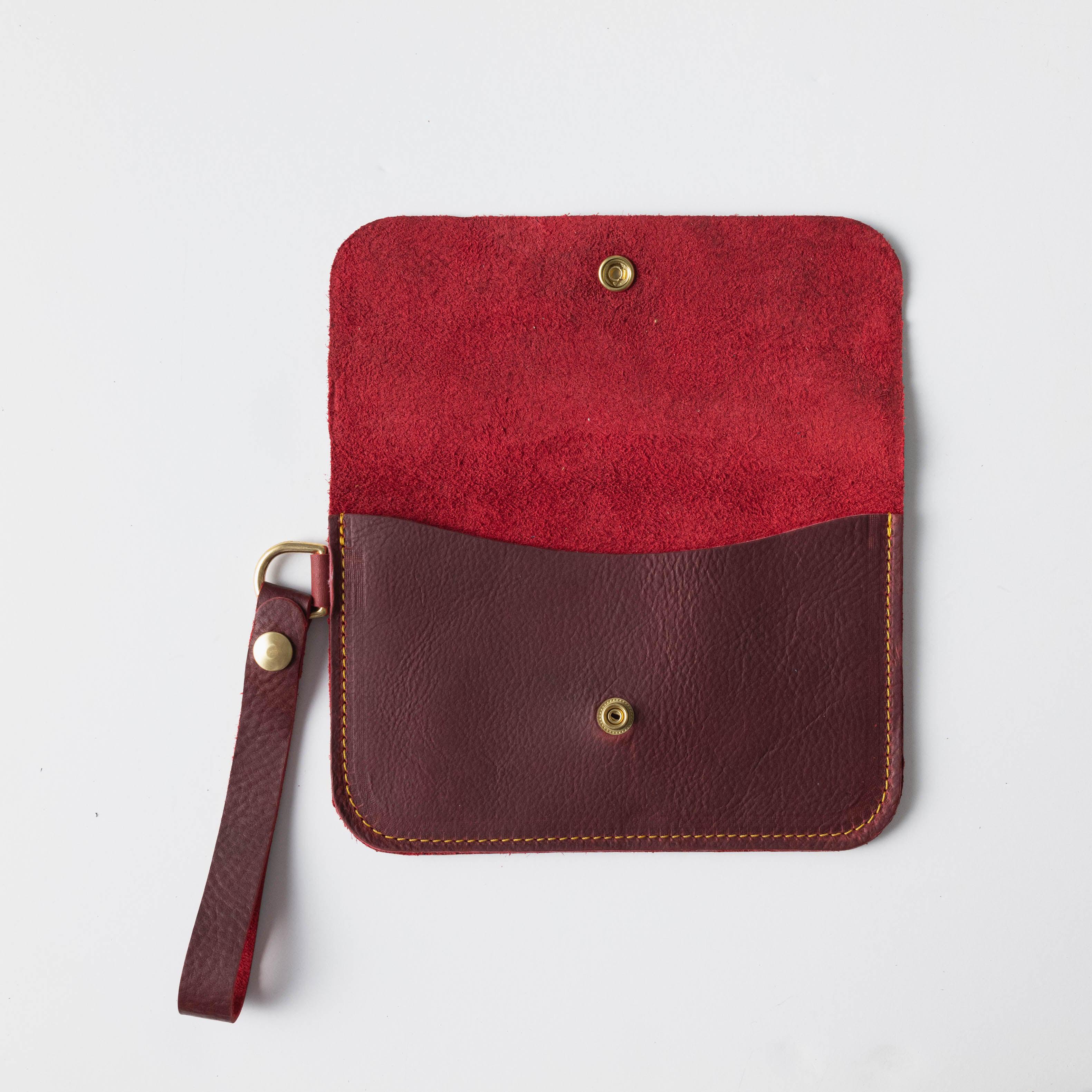 Red Kodiak Wristlet Clutch