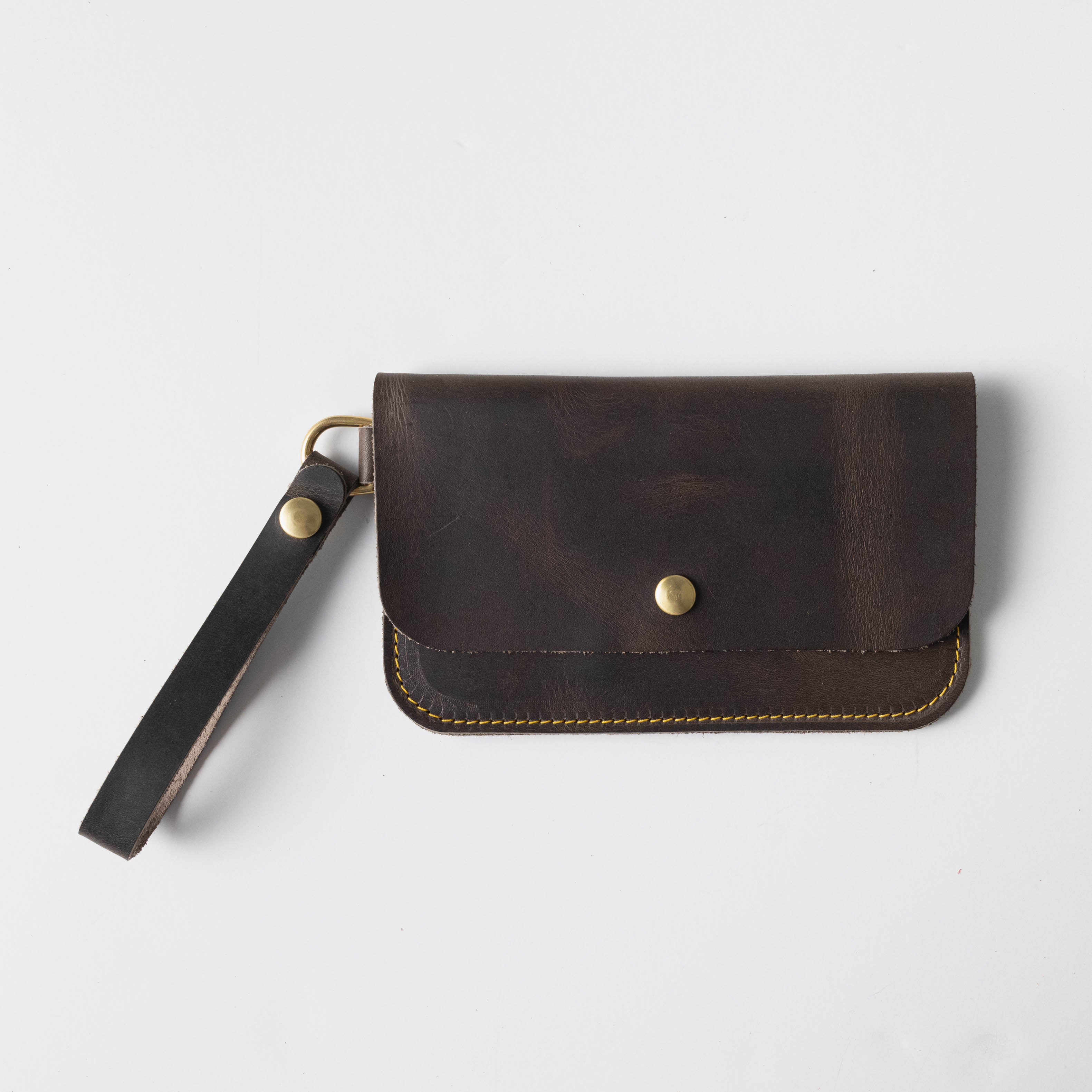 Storm Grey Wristlet Clutch