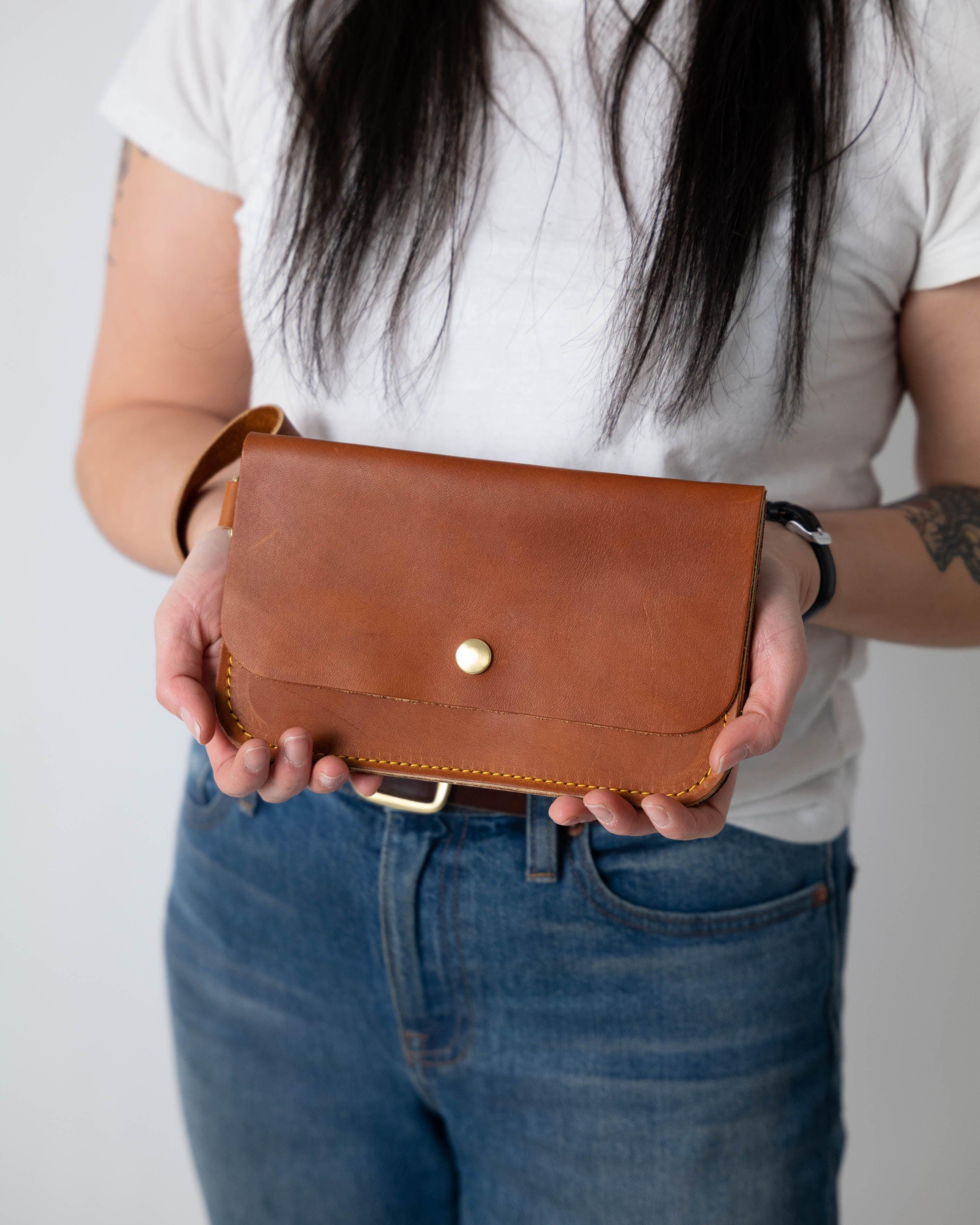 Storm Grey Wristlet Clutch