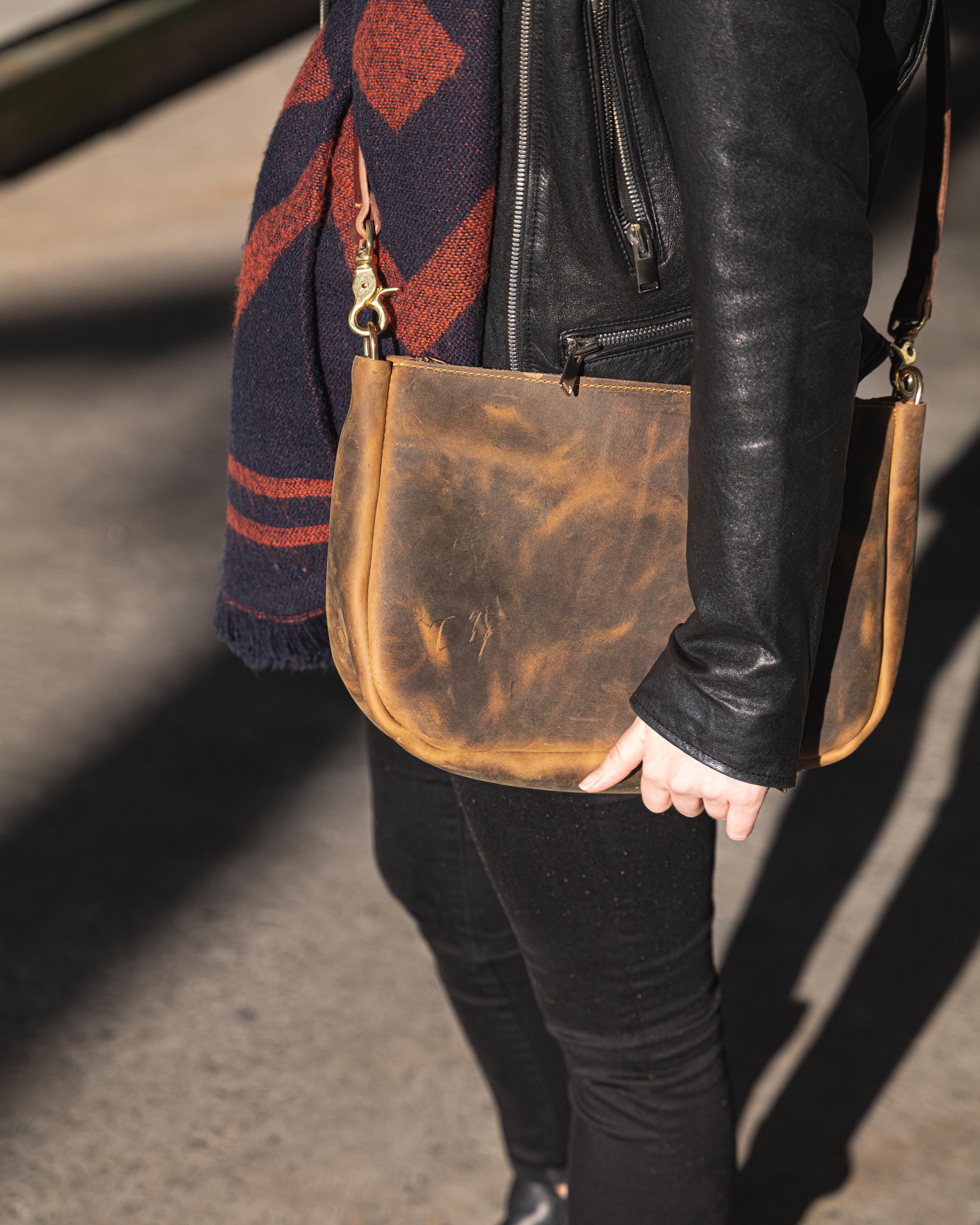 Crazy Horse Crossbody Bag