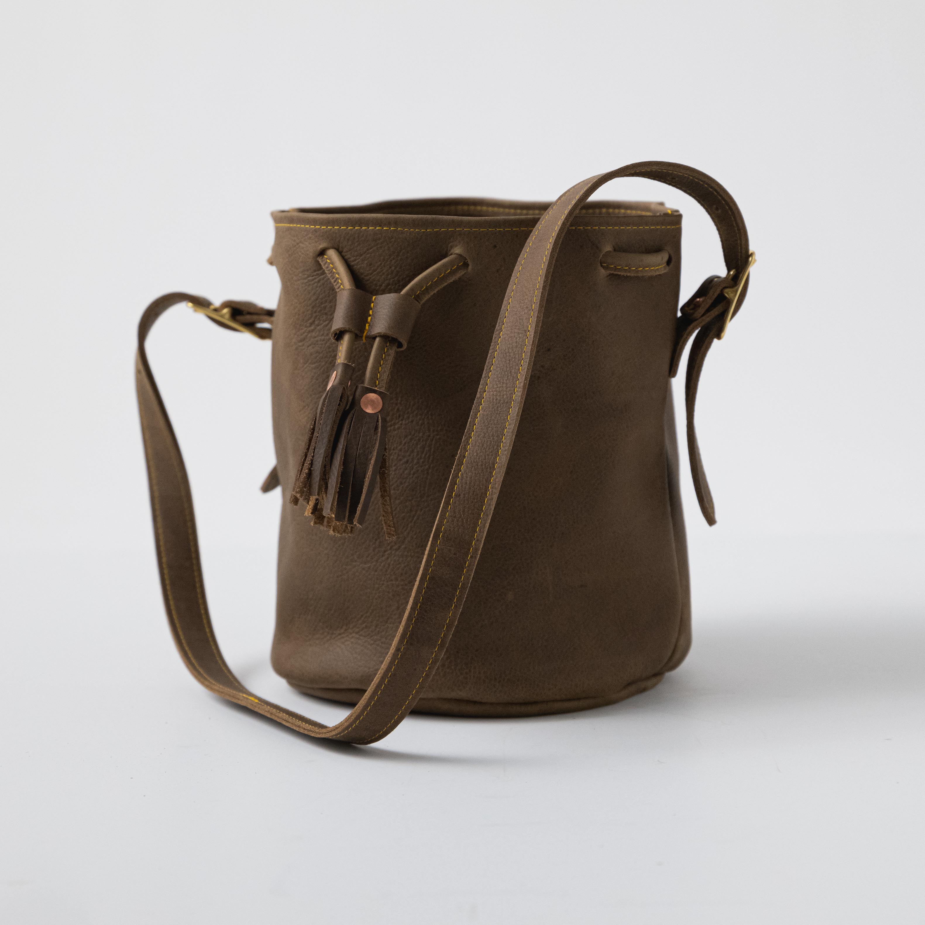 Olive Kodiak Bucket Bag