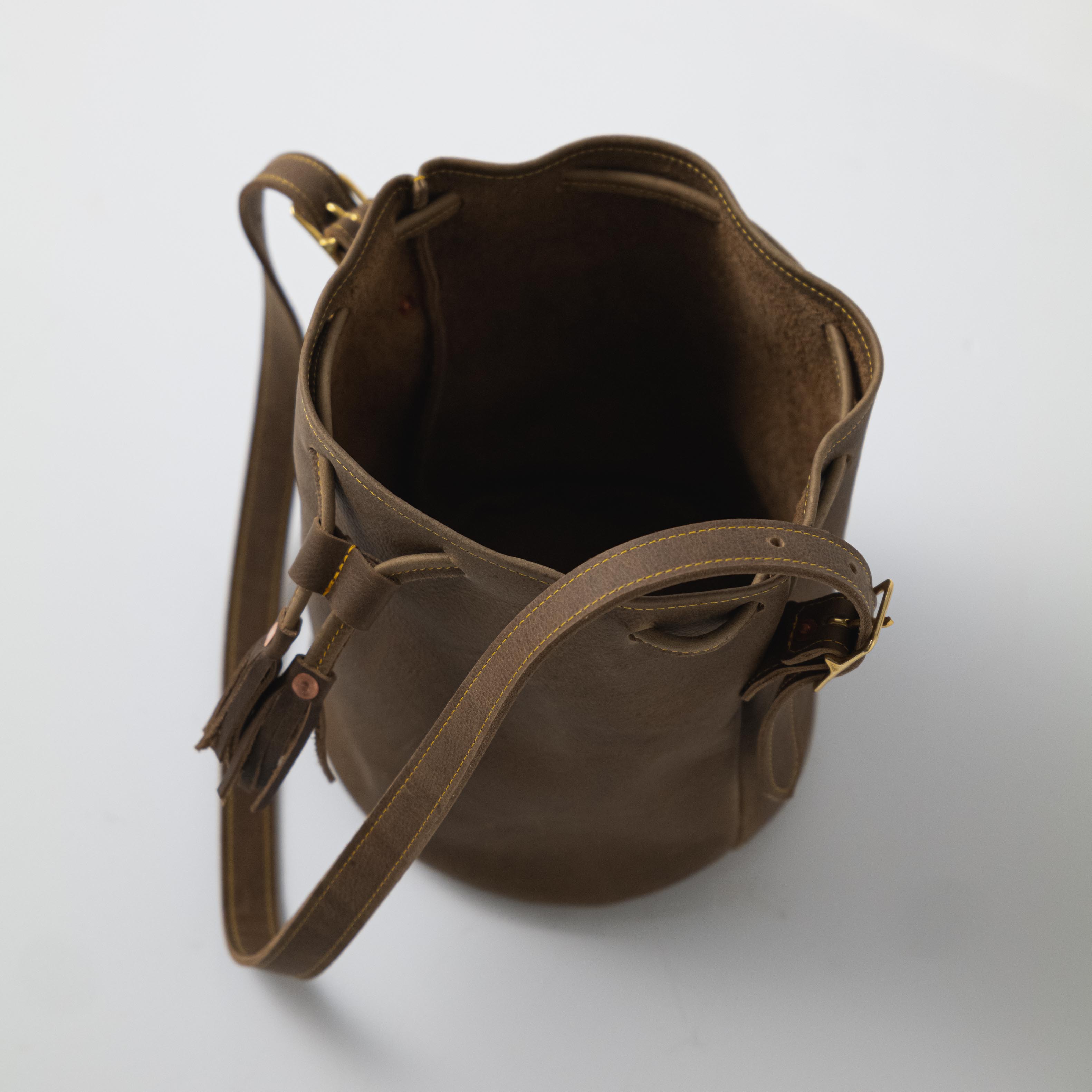 Olive Kodiak Bucket Bag