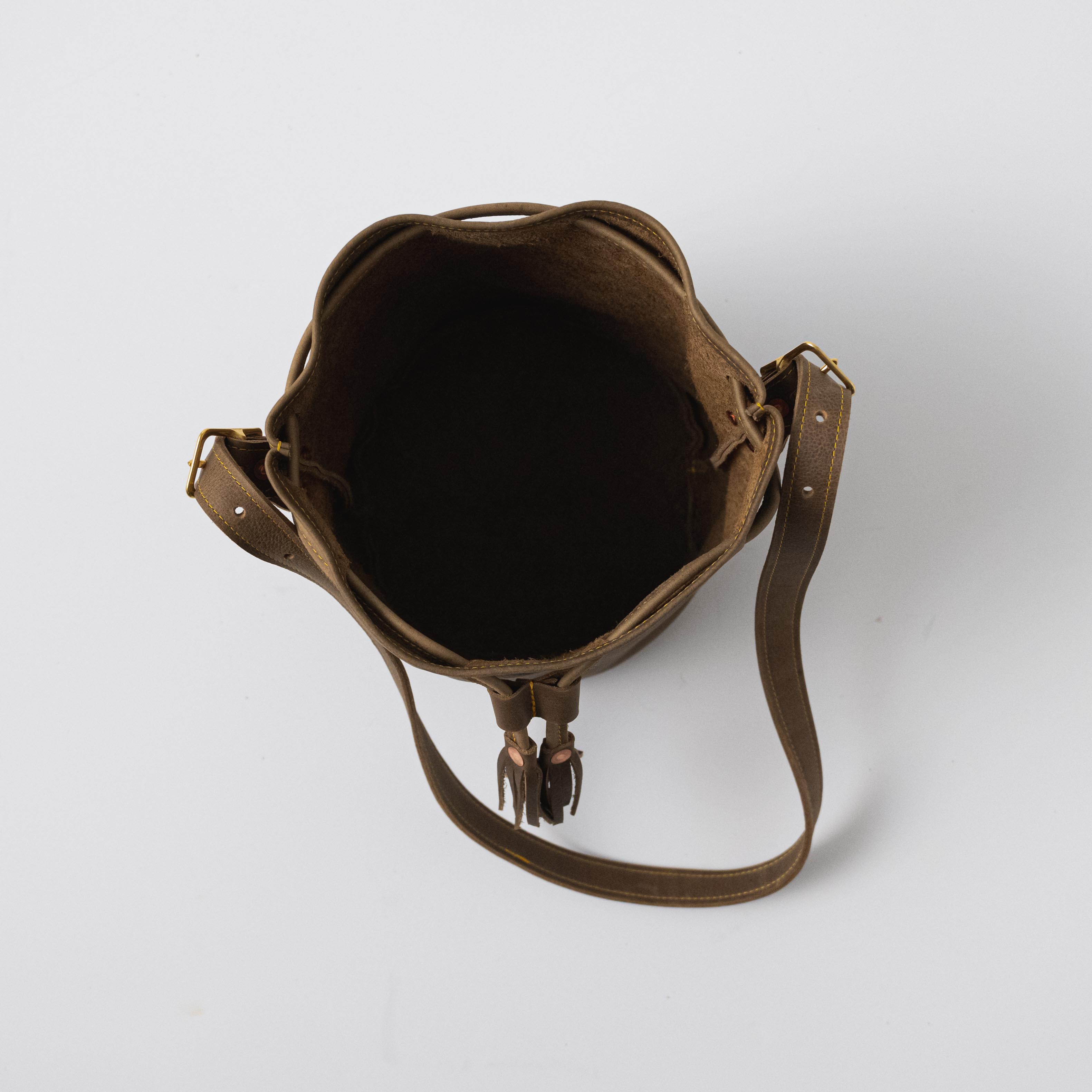 Olive Kodiak Bucket Bag