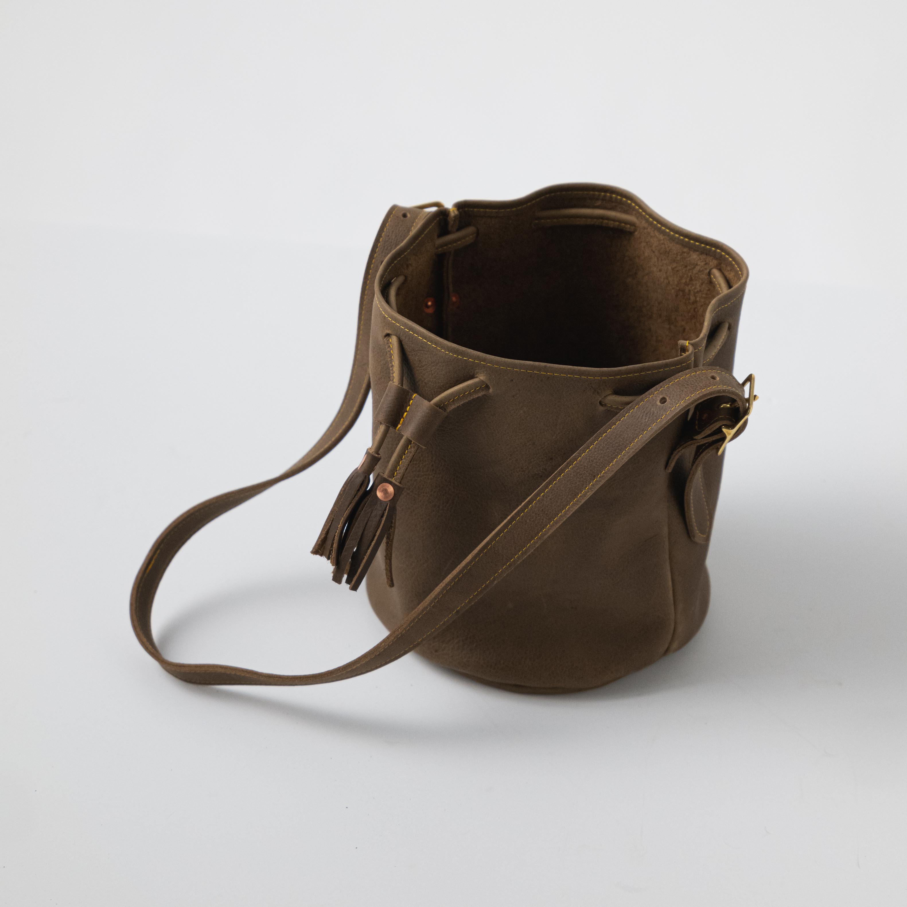 Olive Kodiak Bucket Bag