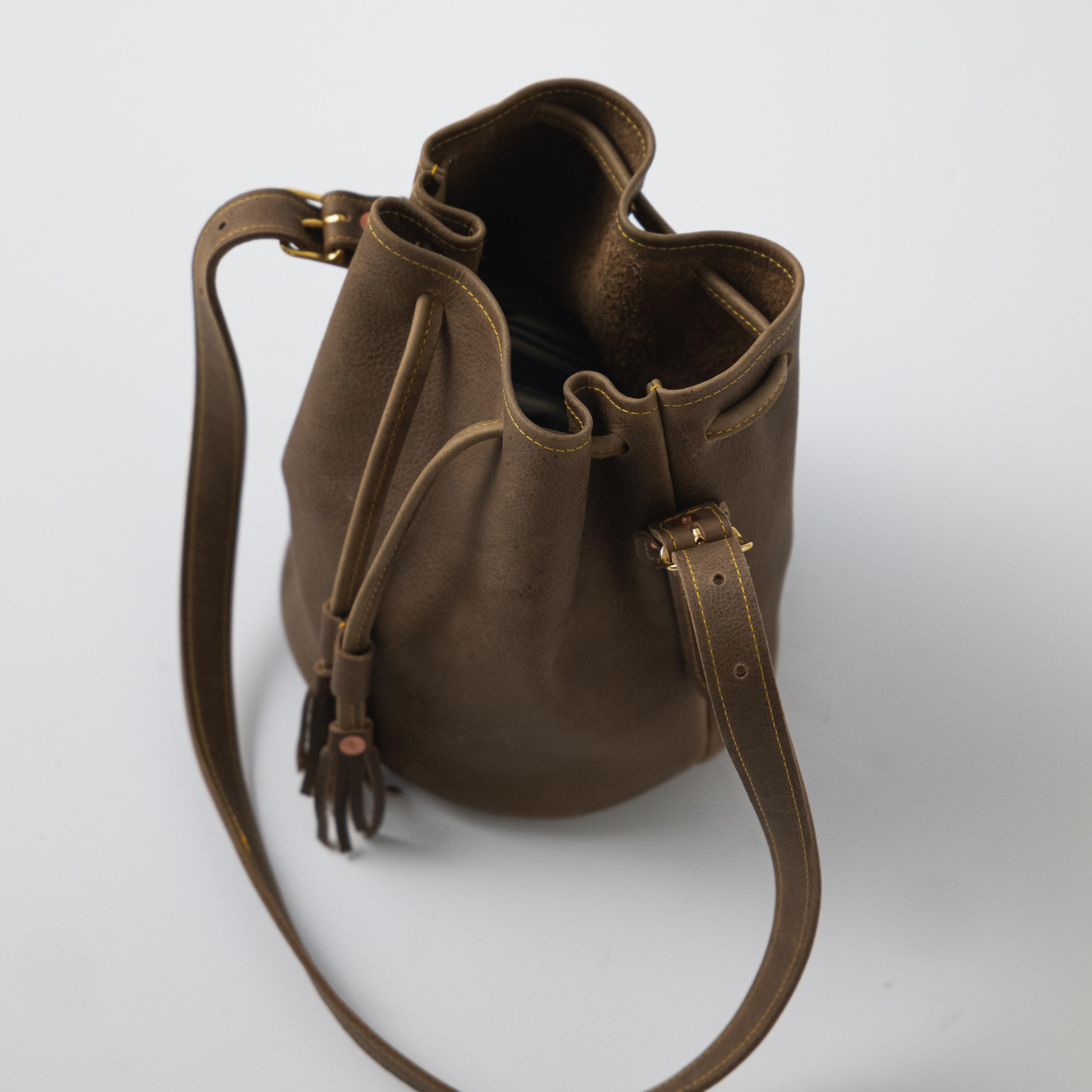 Olive Kodiak Bucket Bag