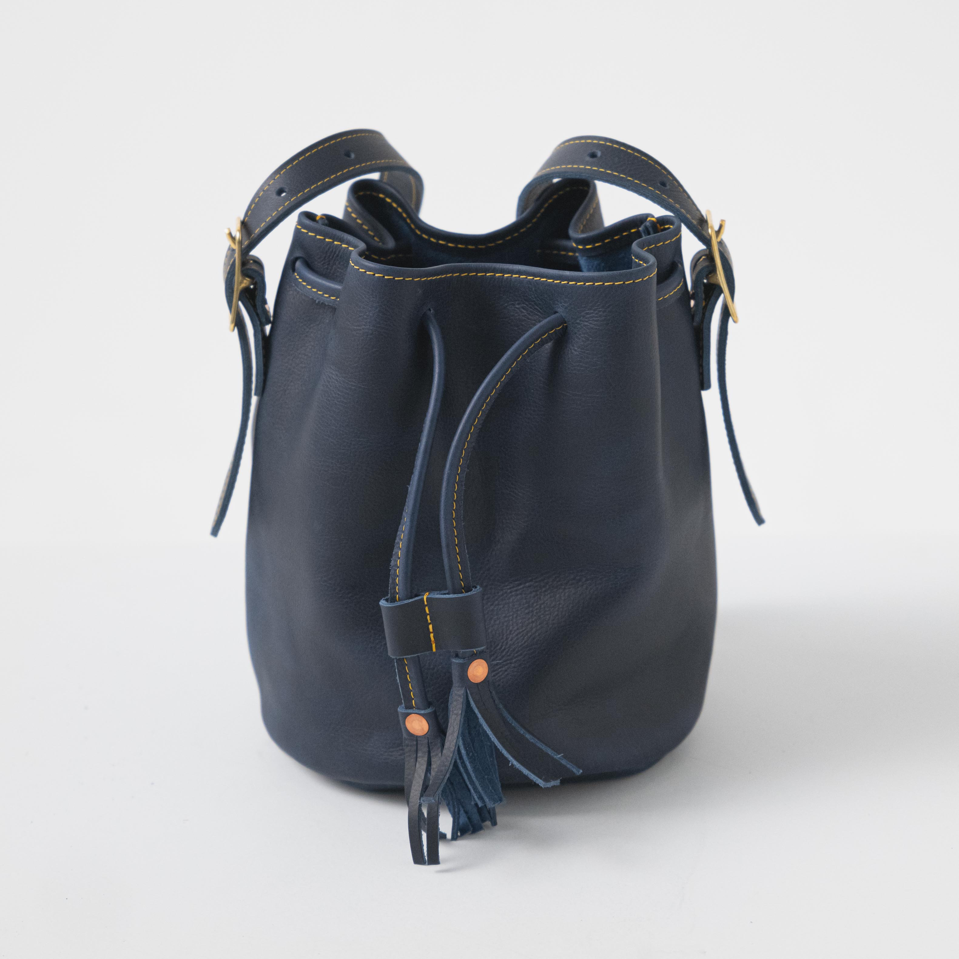 Leather Bucket Bag