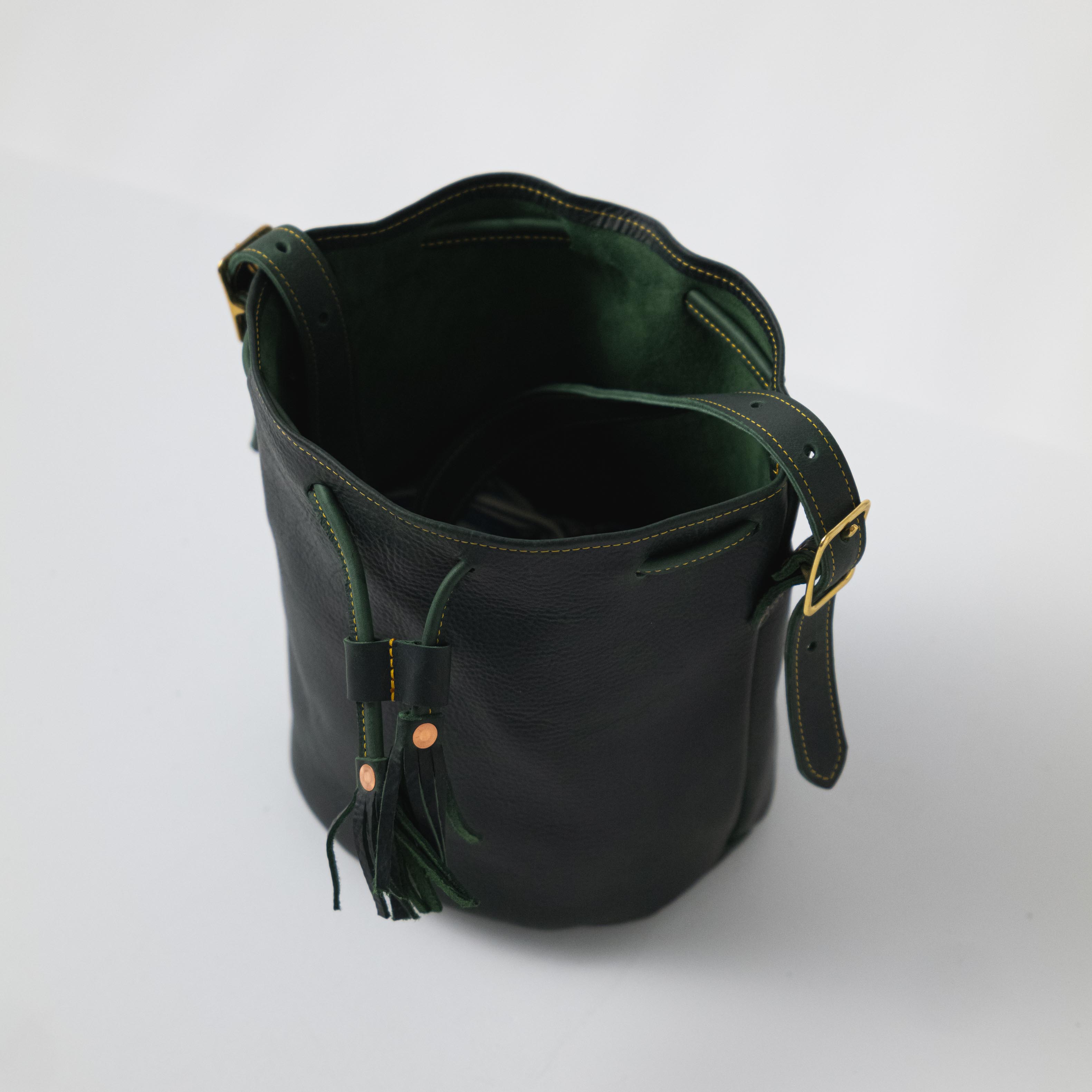 Green Kodiak Bucket Bag