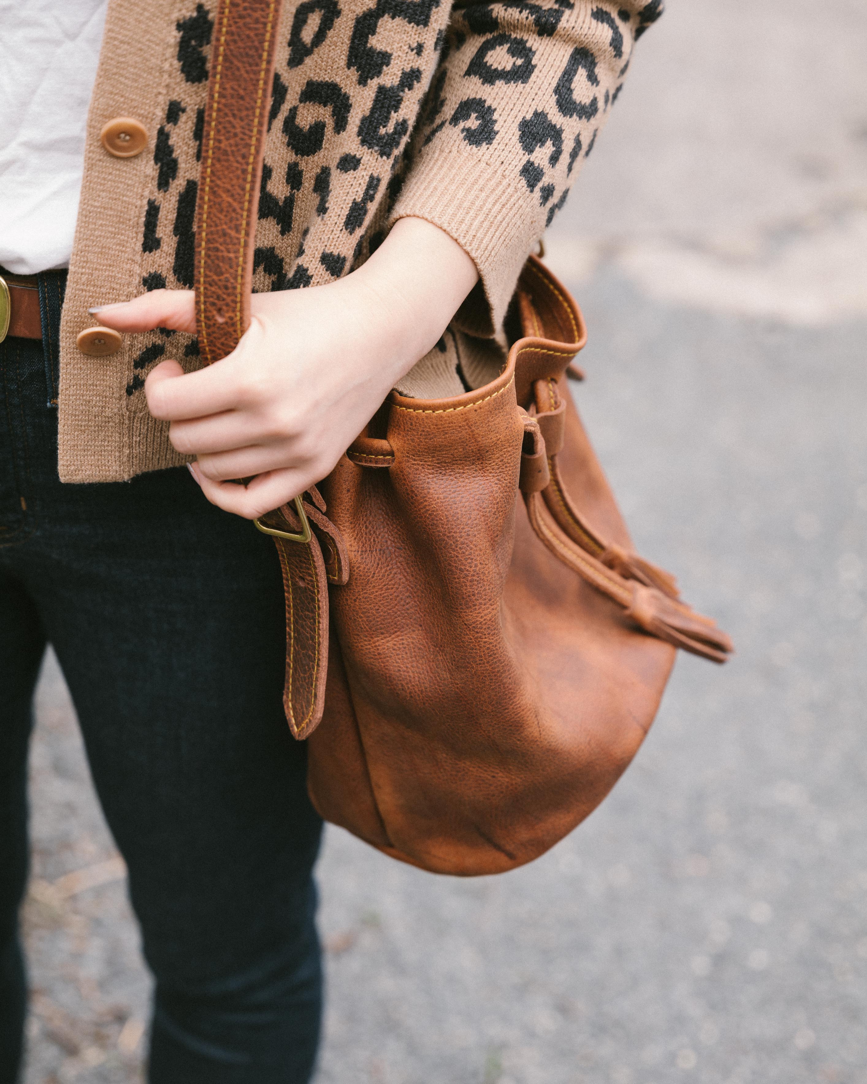 Tan Kodiak Bucket Bag