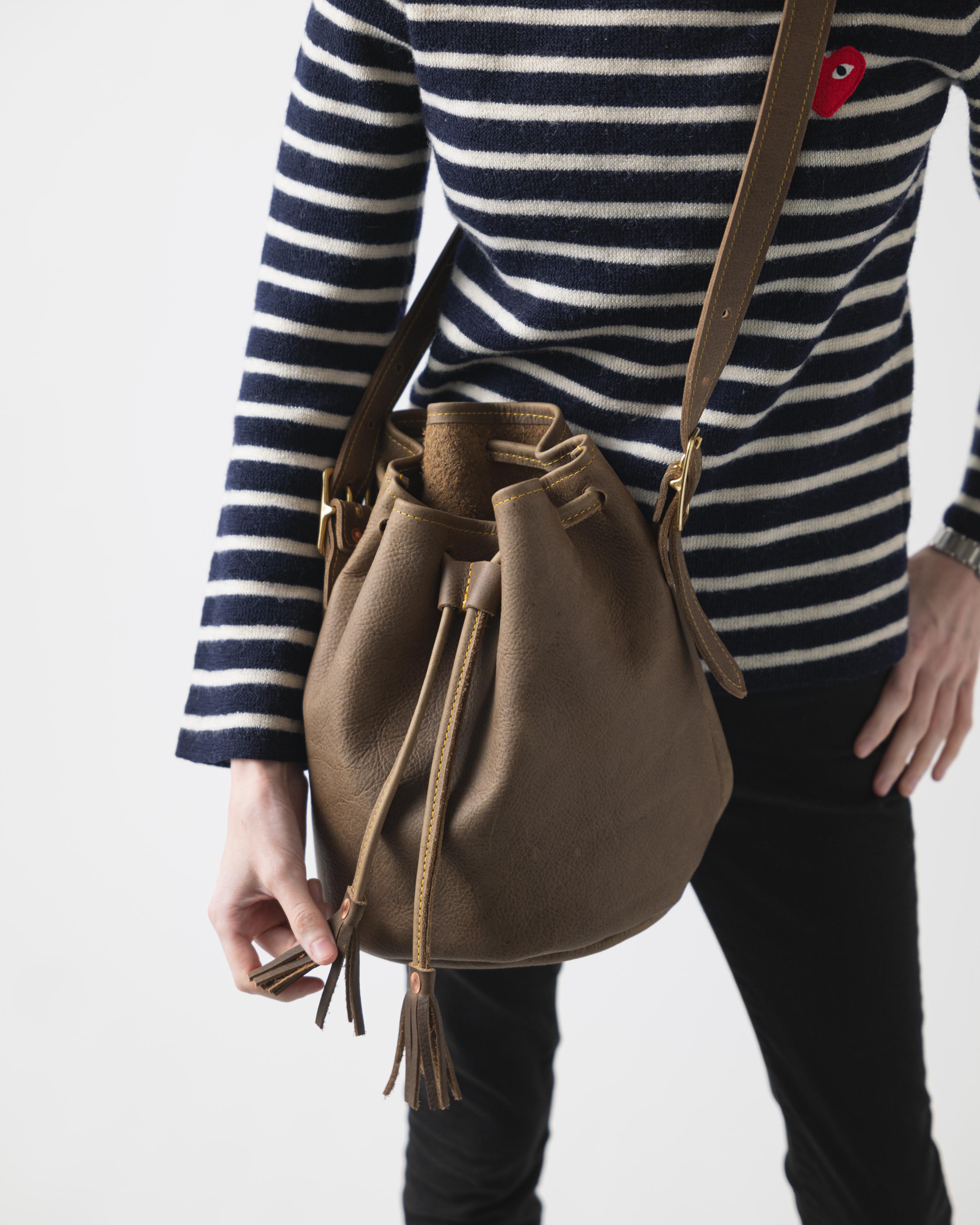 Olive Kodiak Bucket Bag