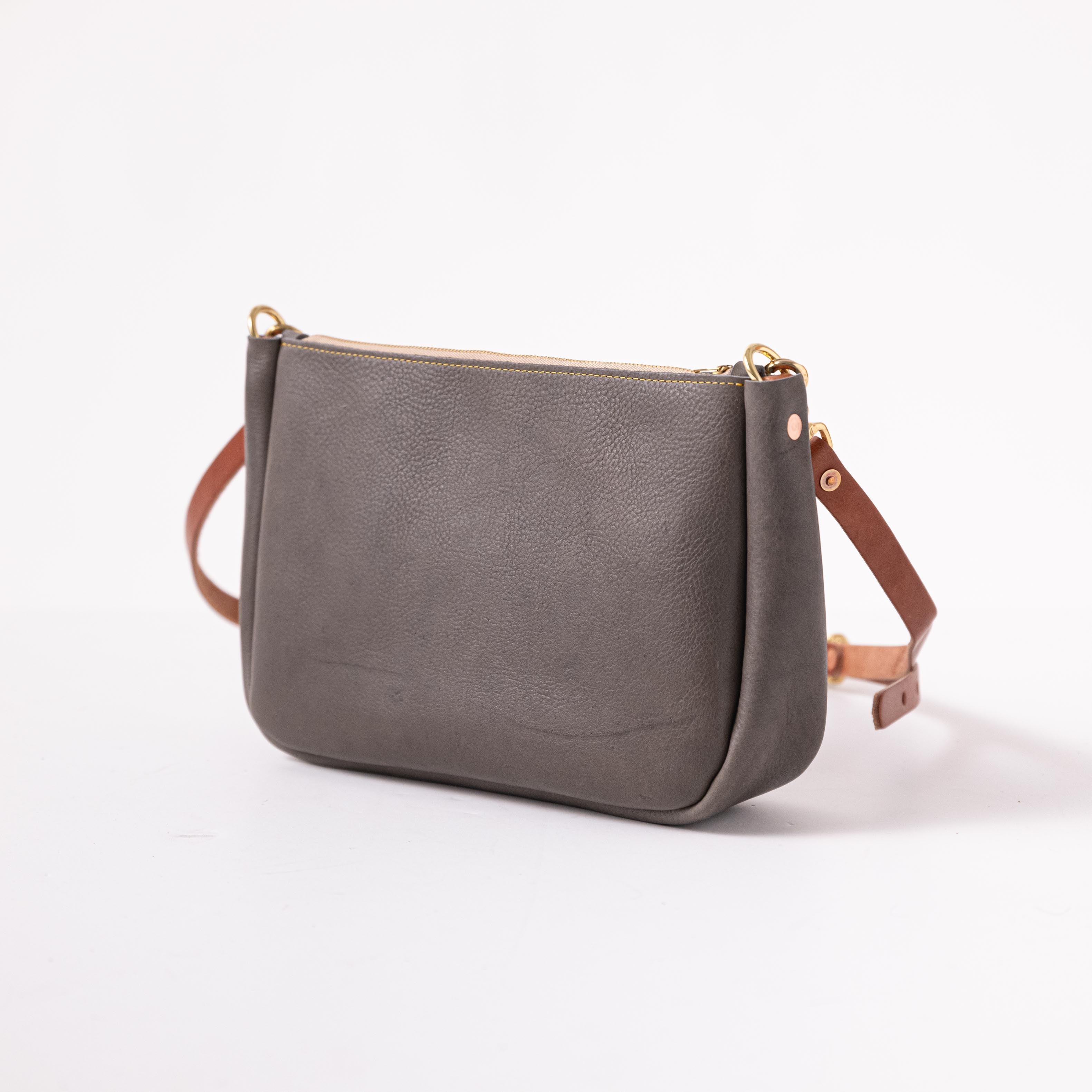 Grey Cypress Crossbody Bag