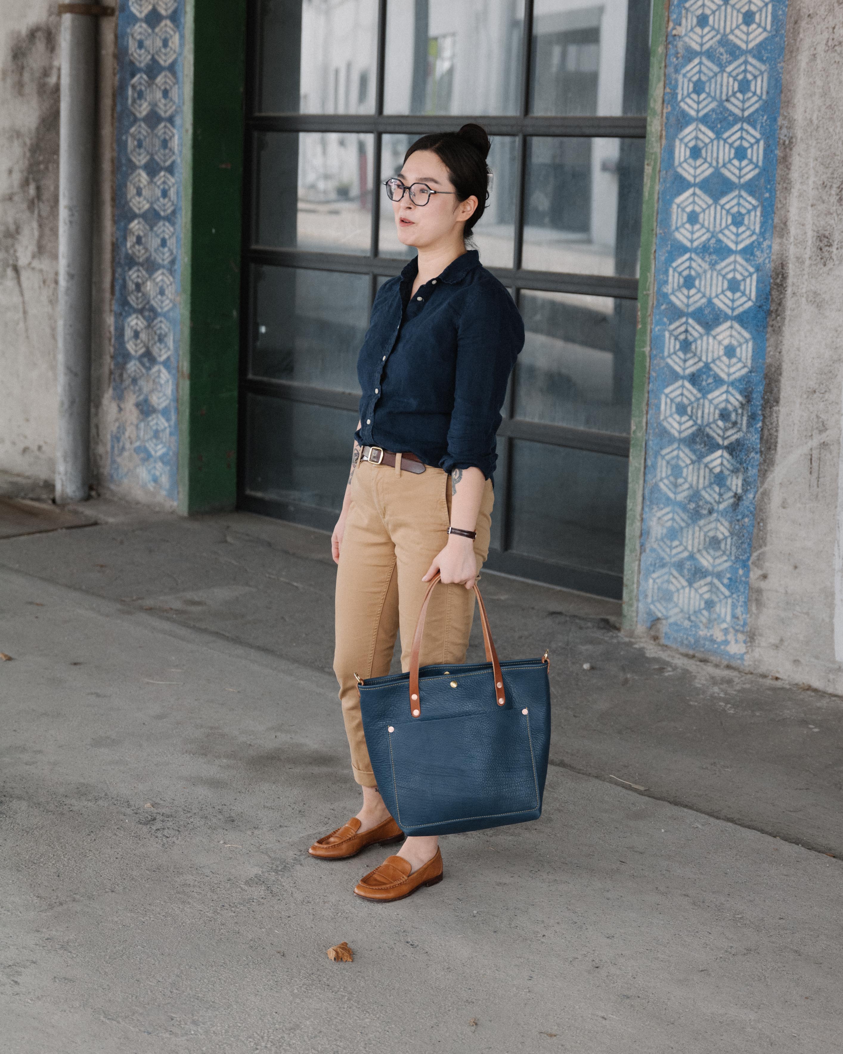 Blue Cypress Travel Tote