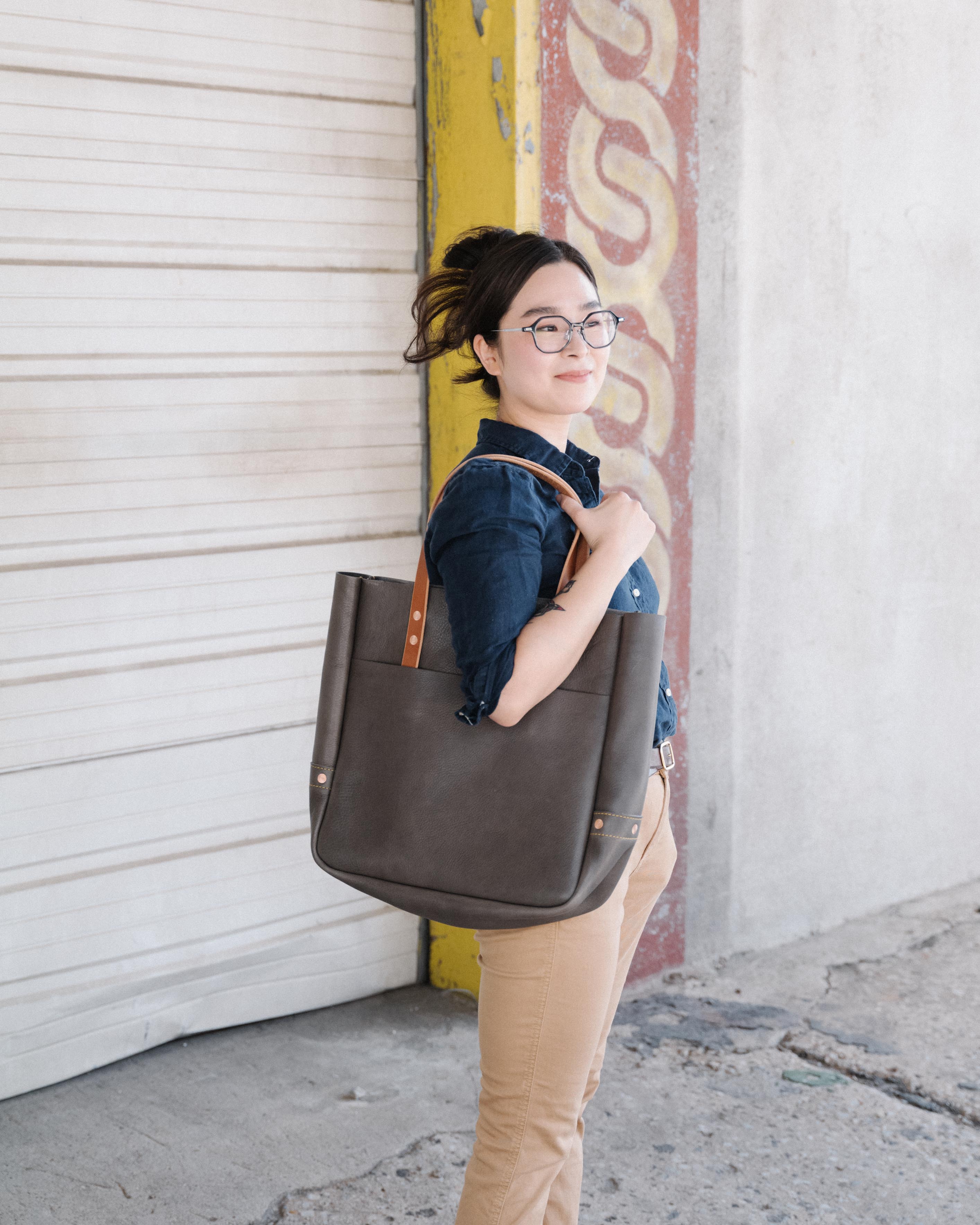 Grey Cypress Carryall Tote