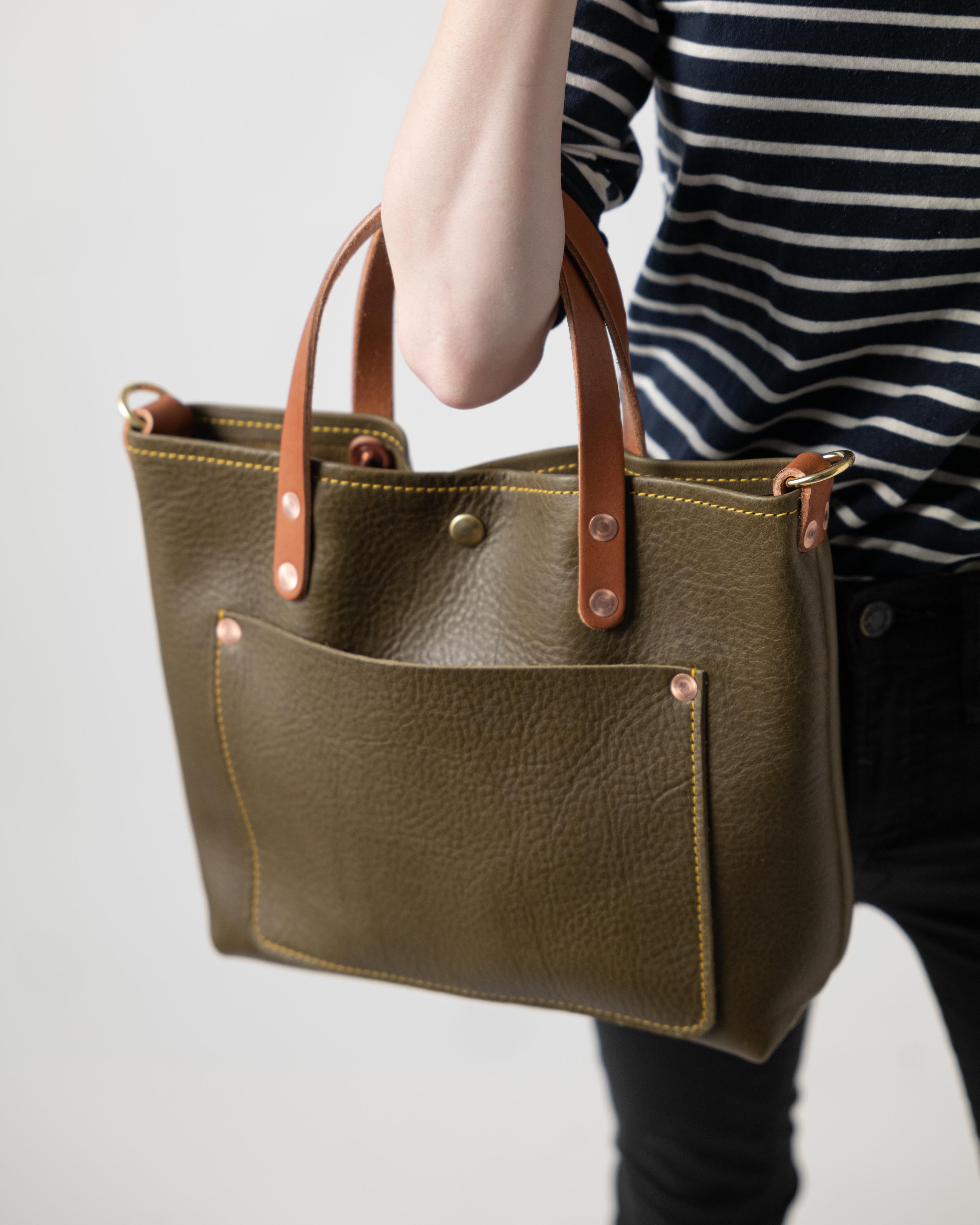 Olive Cypress Mini Travel Tote