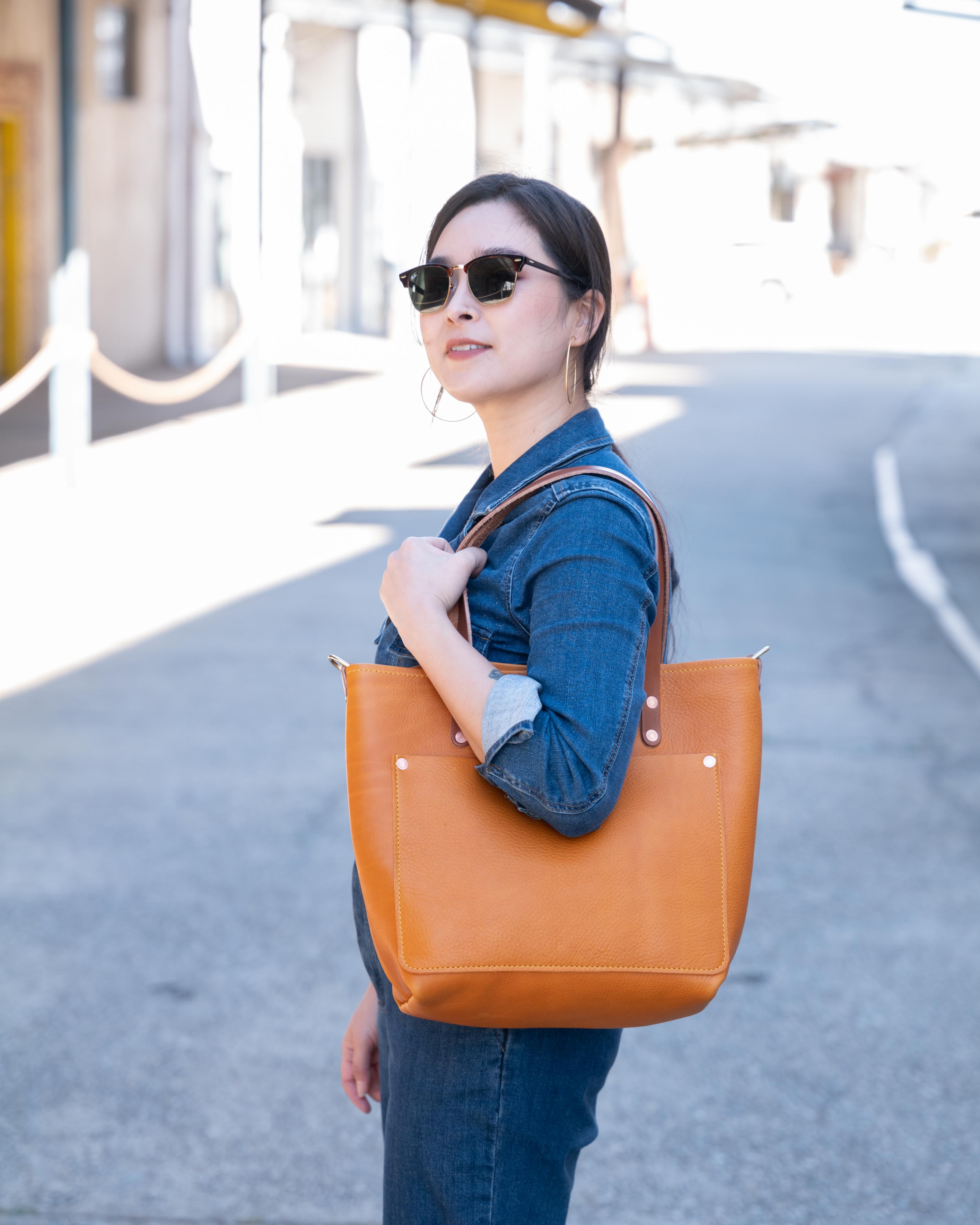 Orange Cypress Travel Tote