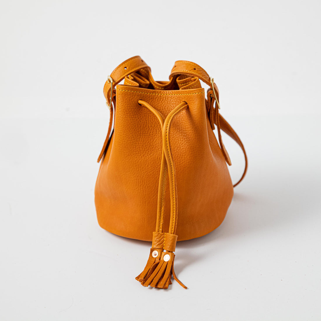 Orange Cypress Bucket Bag