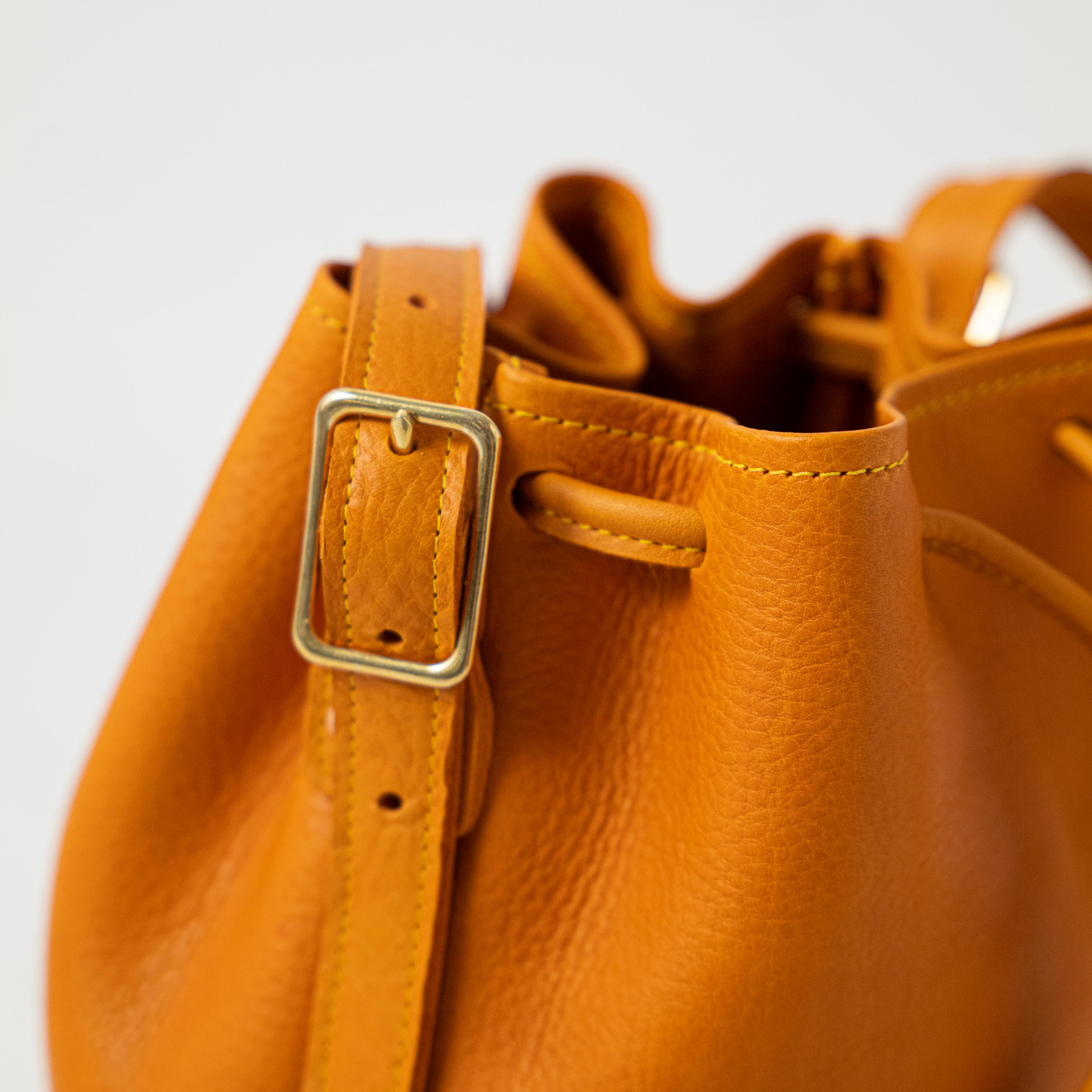 Orange Cypress Bucket Bag