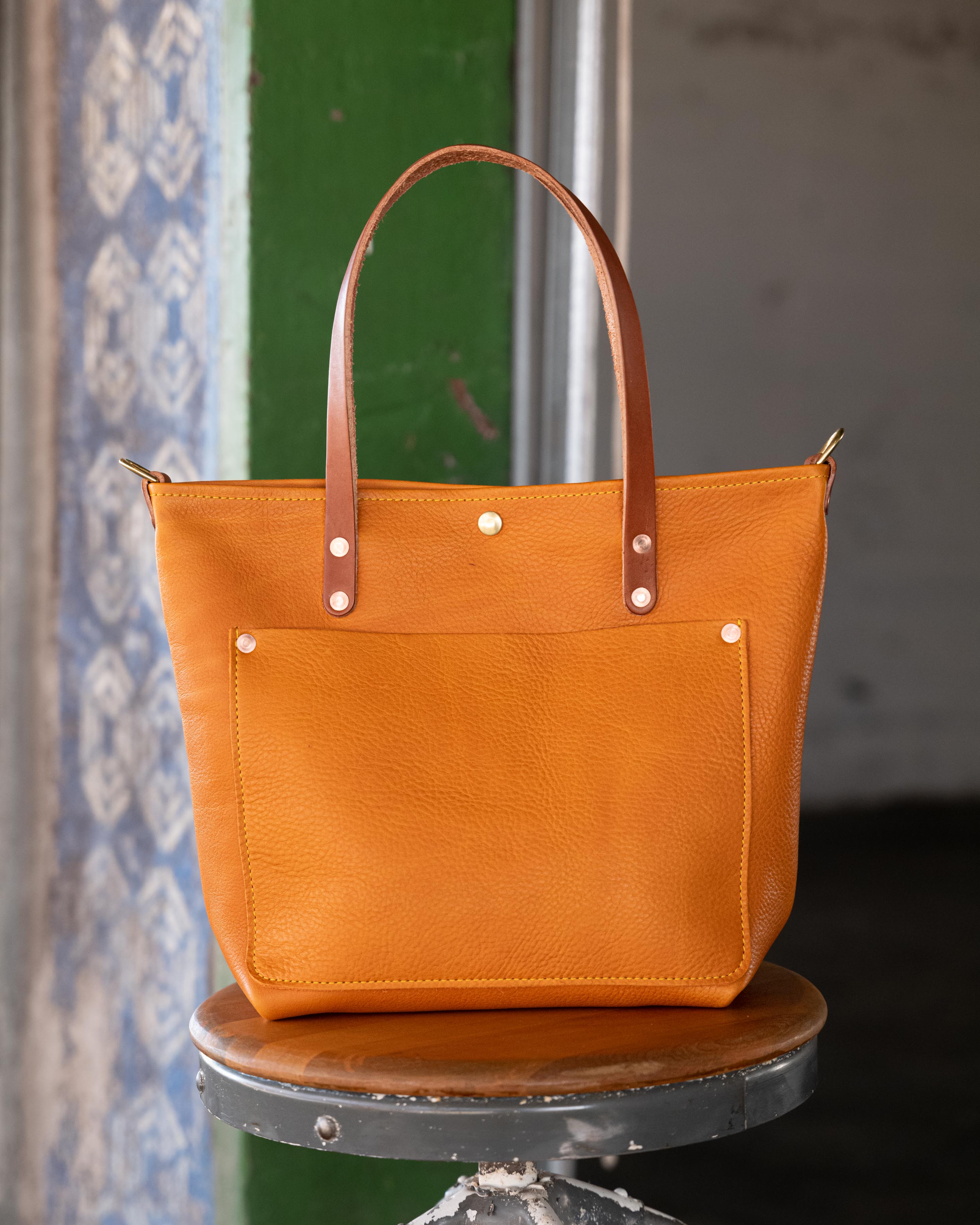 Orange Cypress Travel Tote