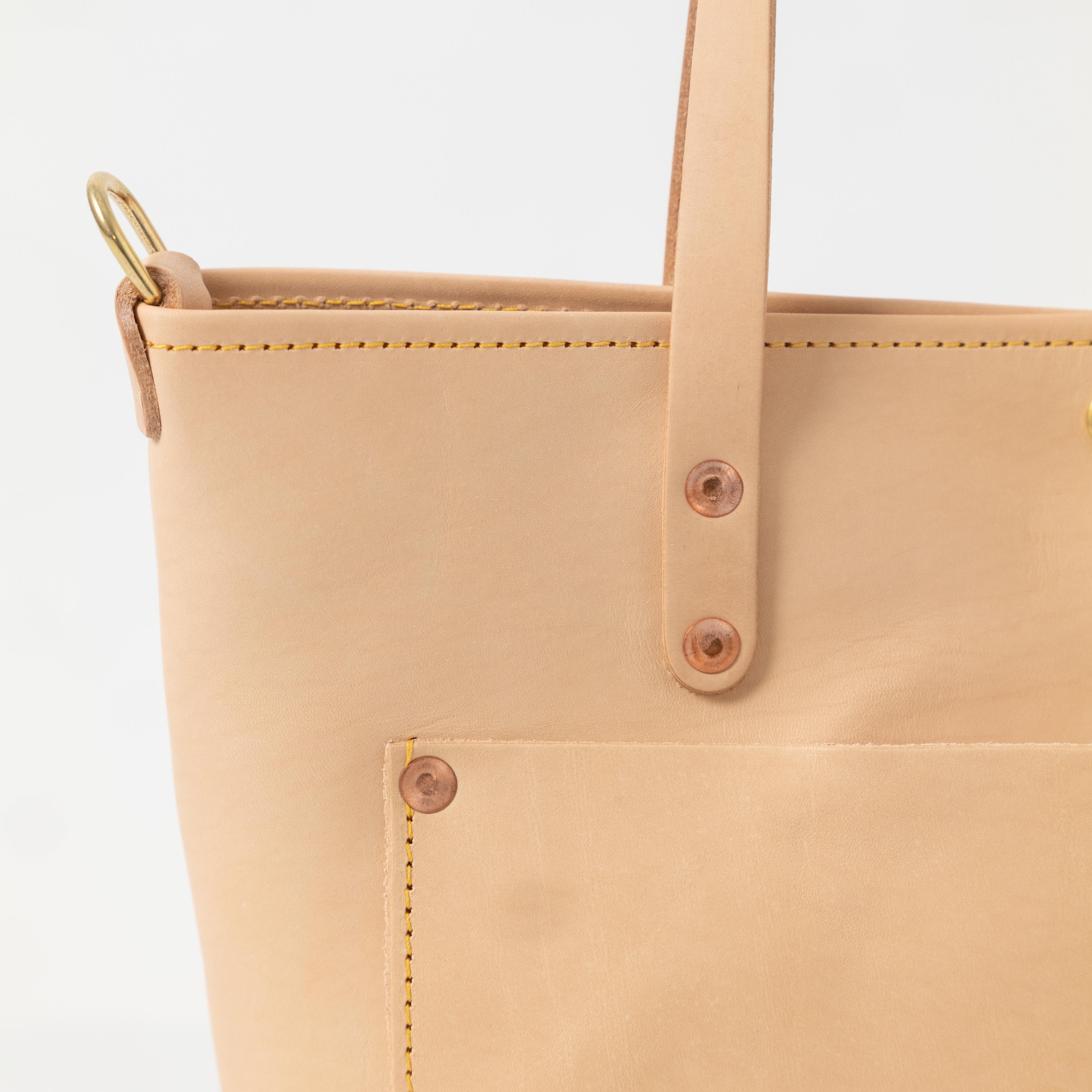 Rustic Vegetable Tanned Travel Tote