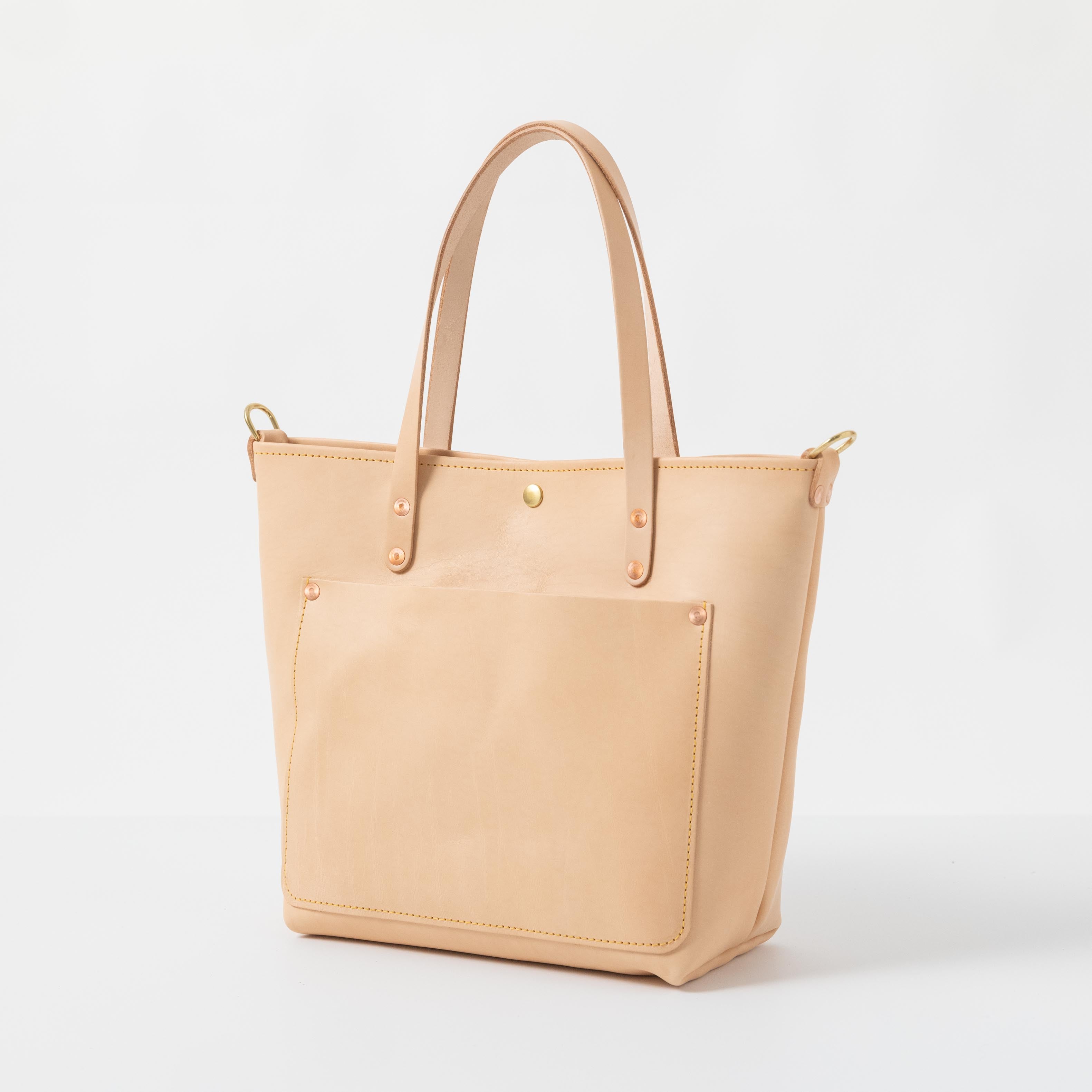 Rustic Vegetable Tanned Travel Tote