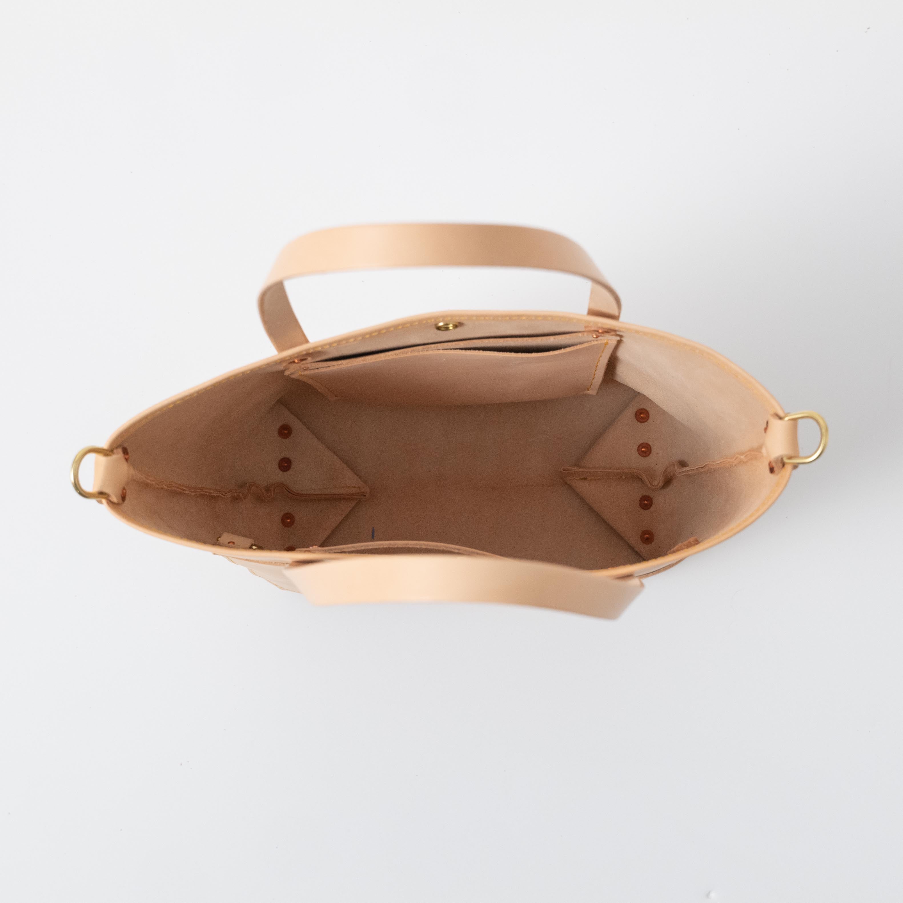 Rustic Vegetable Tanned Travel Tote