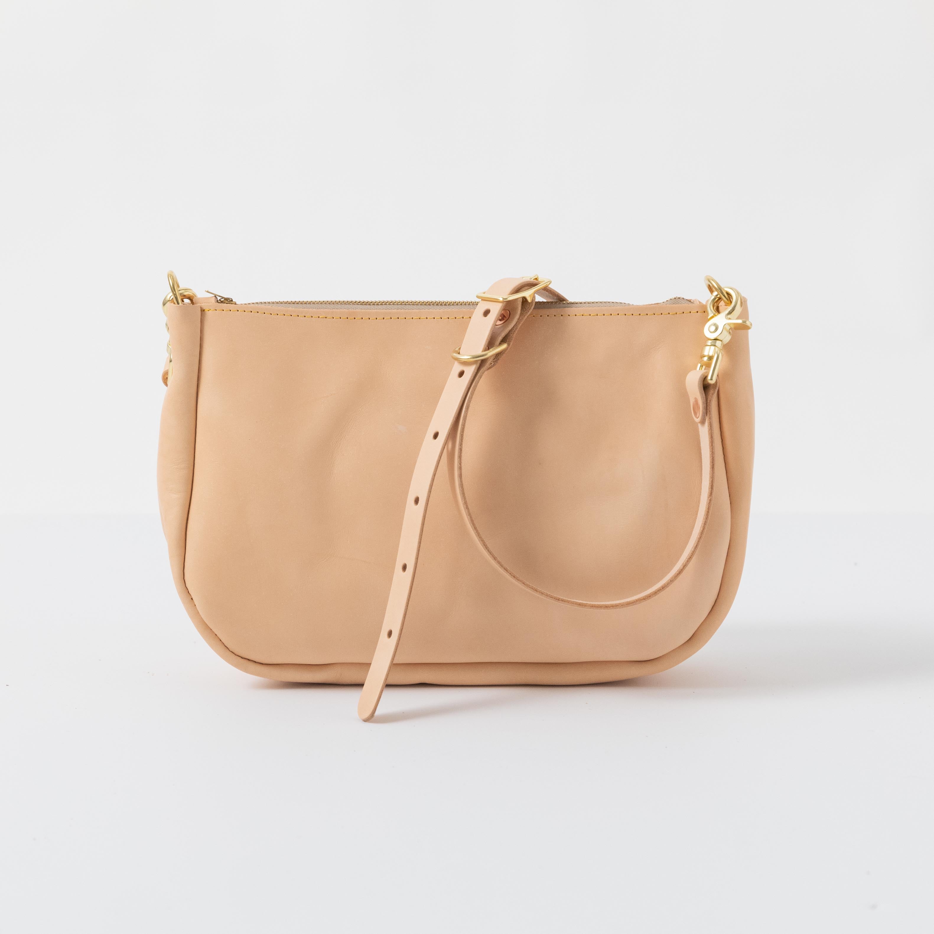 Rustic Vegetable Tanned Crossbody Bag