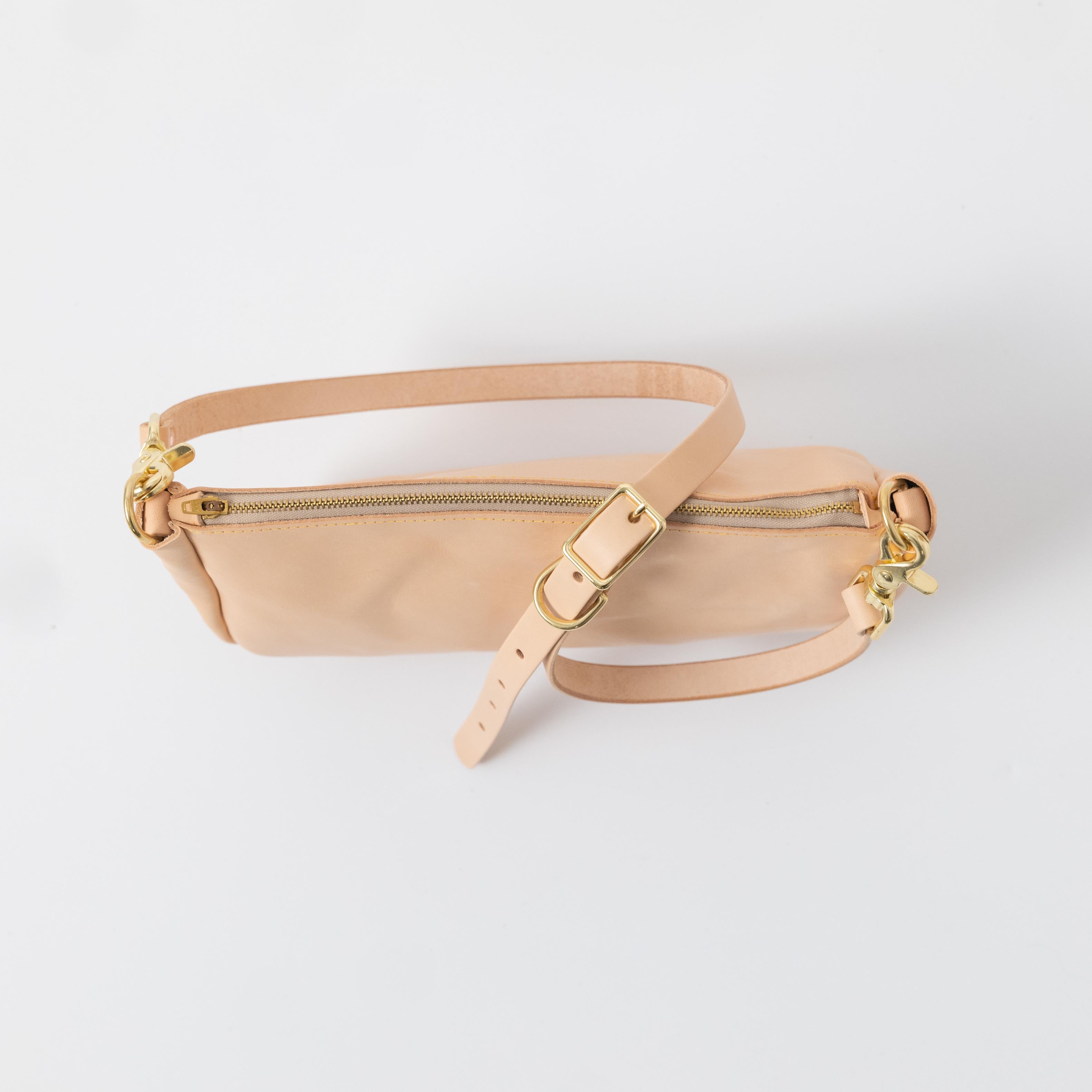 Rustic Vegetable Tanned Crossbody Bag