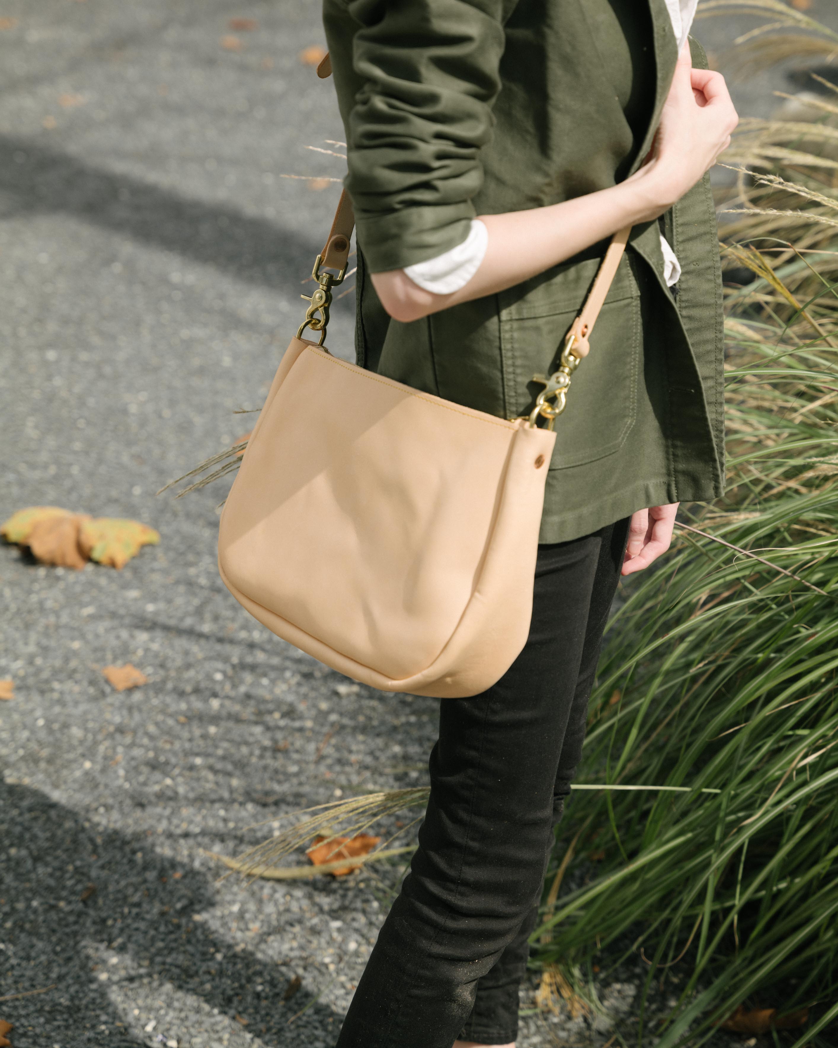 Vegetable Tanned Crossbody Bag