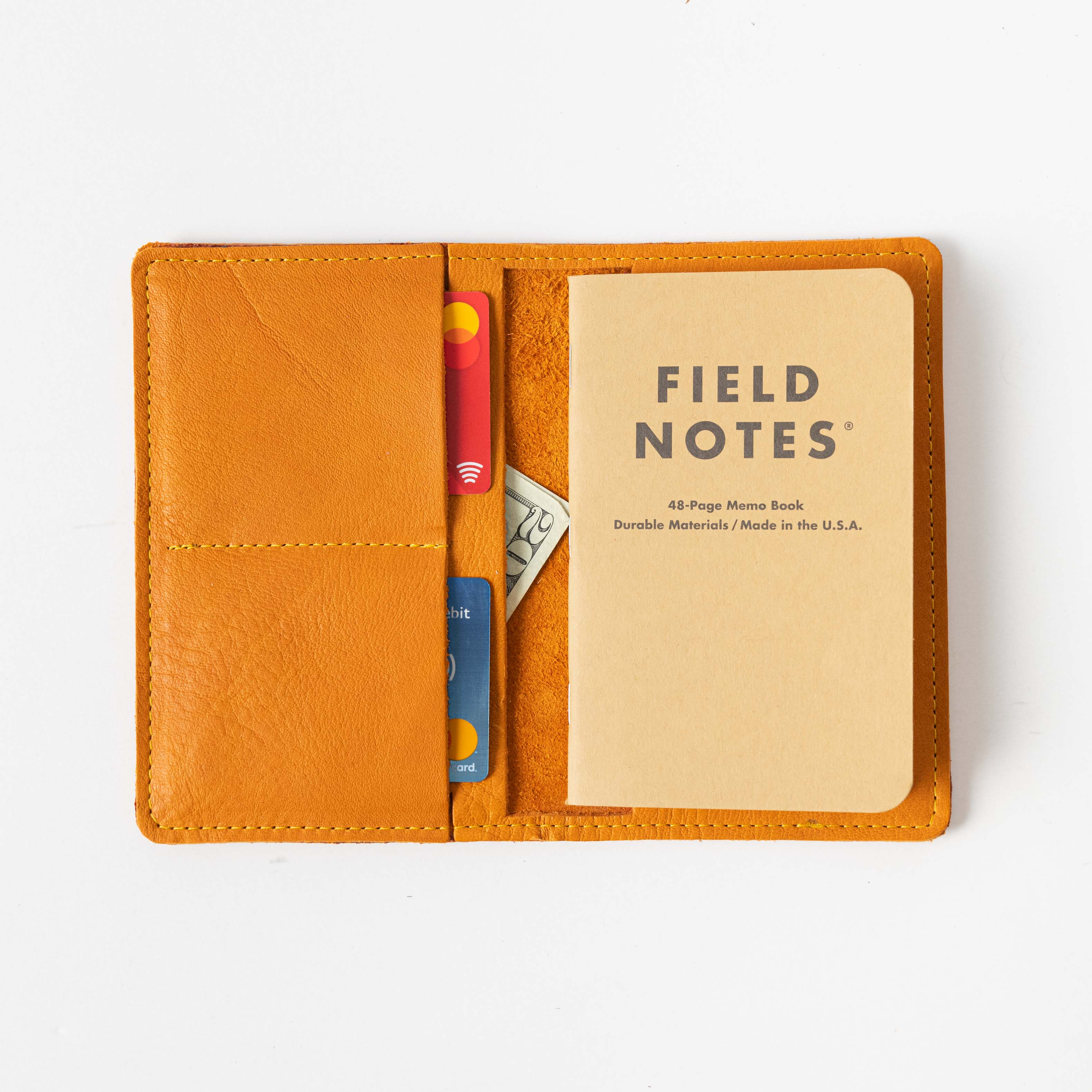 Orange Cypress Passport Wallet