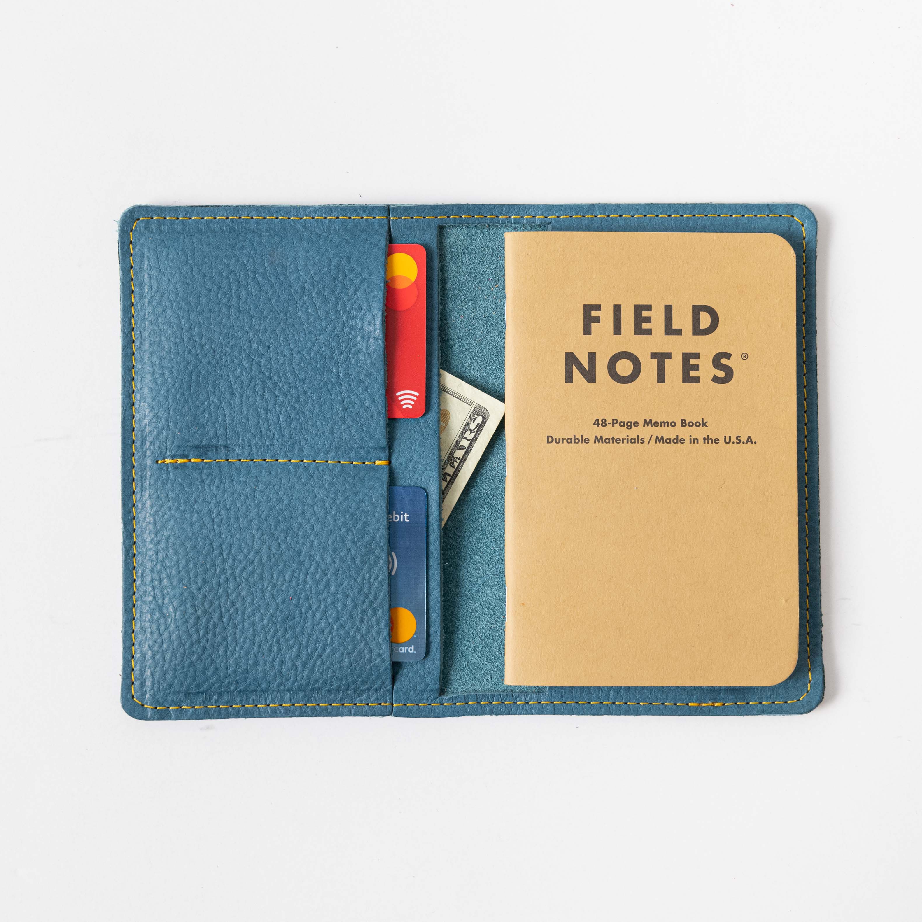 Italian Blue Passport Wallet