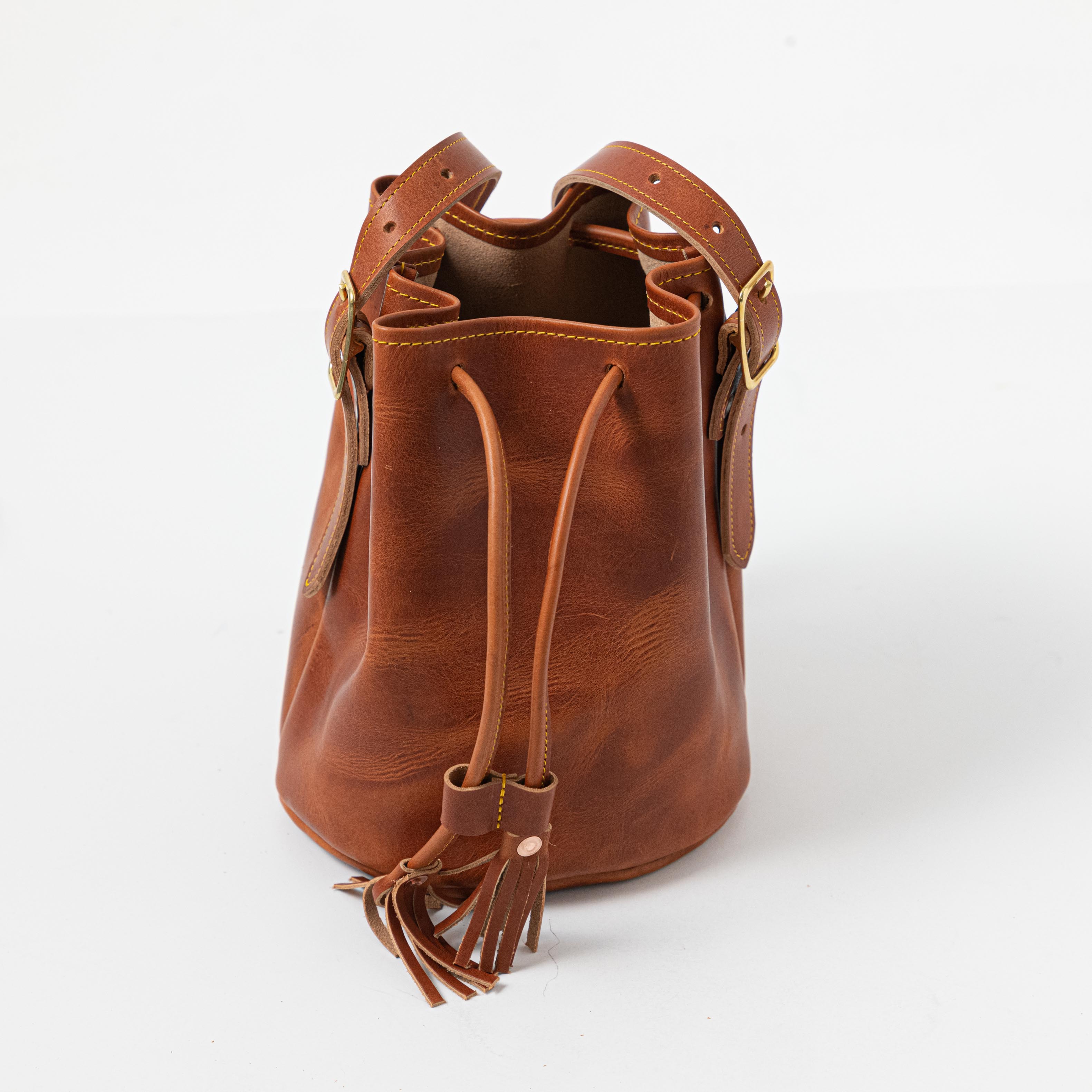 English Tan Dublin Bucket Bag
