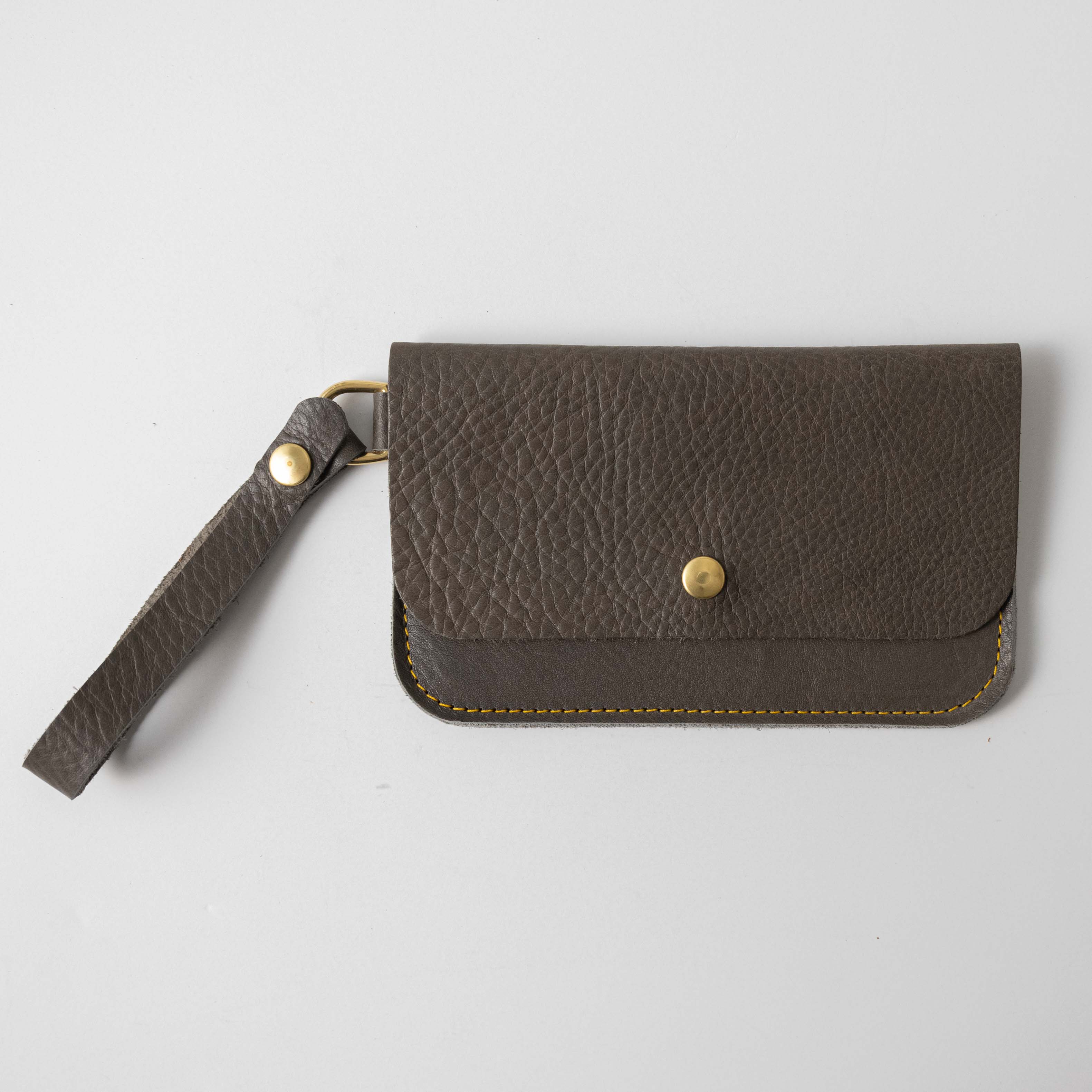 Grey Cypress Wristlet Clutch