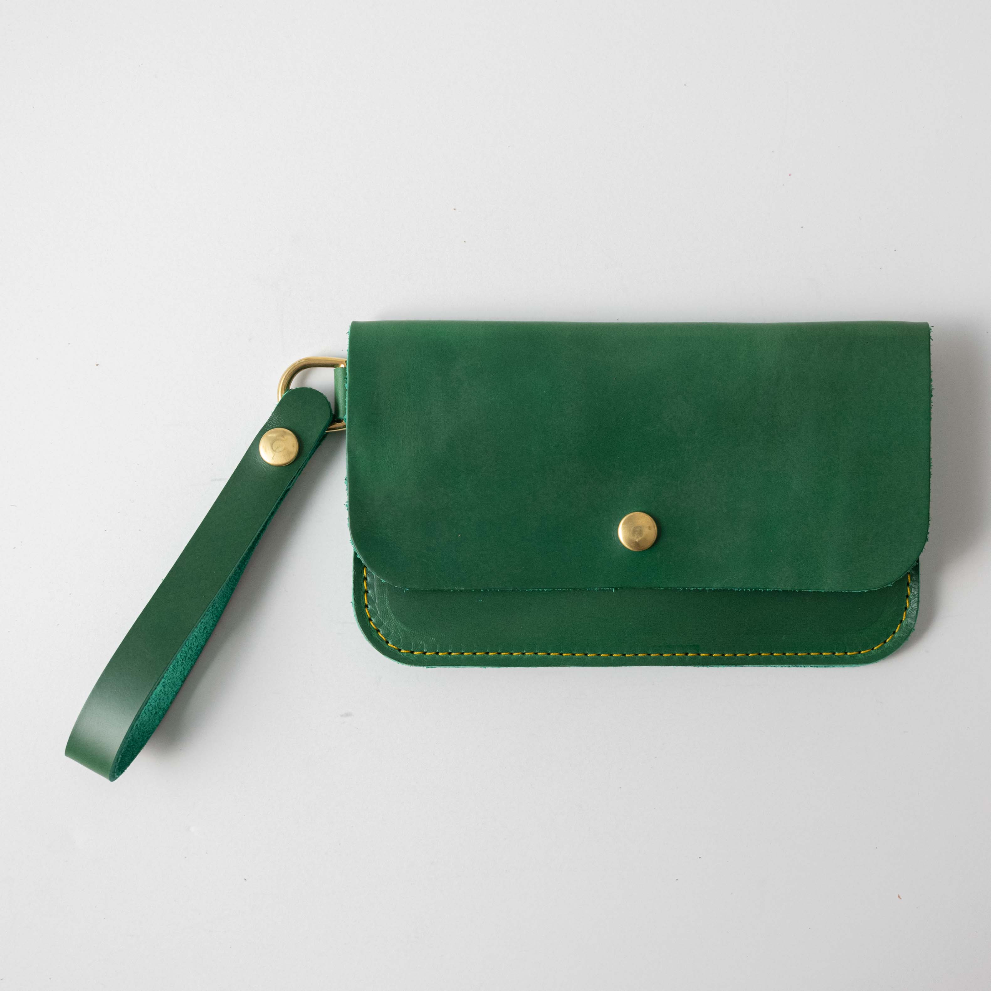 Green Cavalier Wristlet Clutch