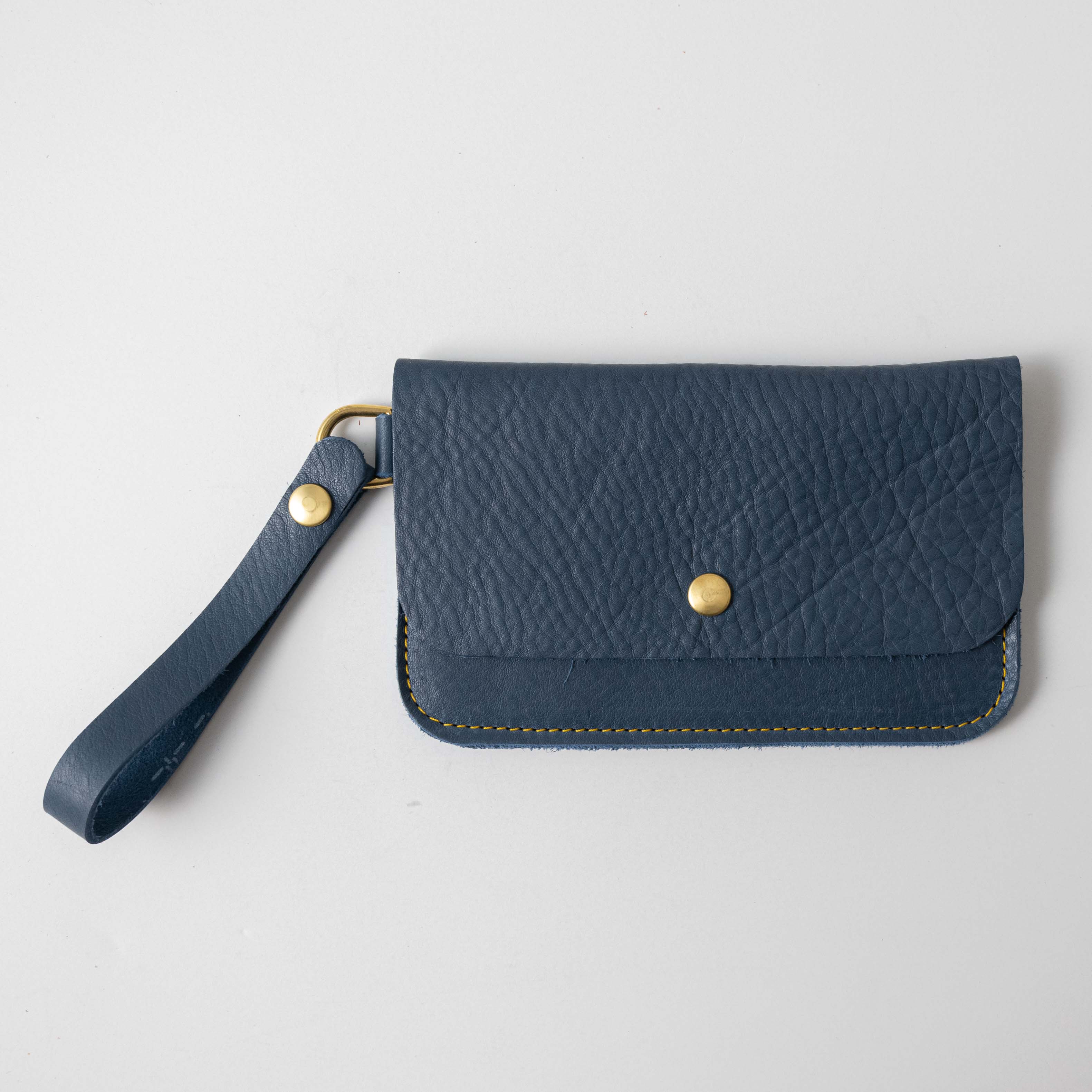 Blue Cypress Wristlet Clutch