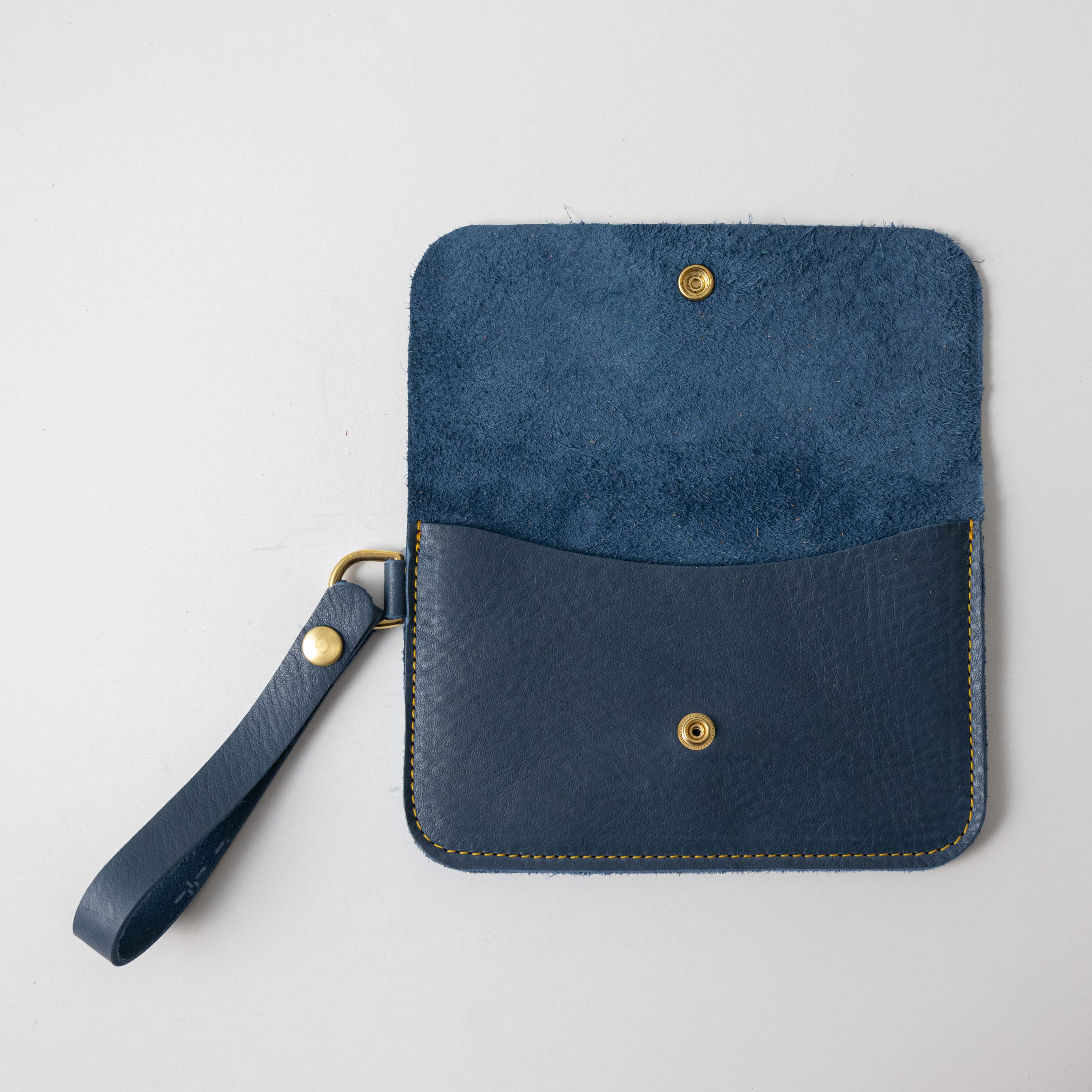 Blue Cypress Wristlet Clutch