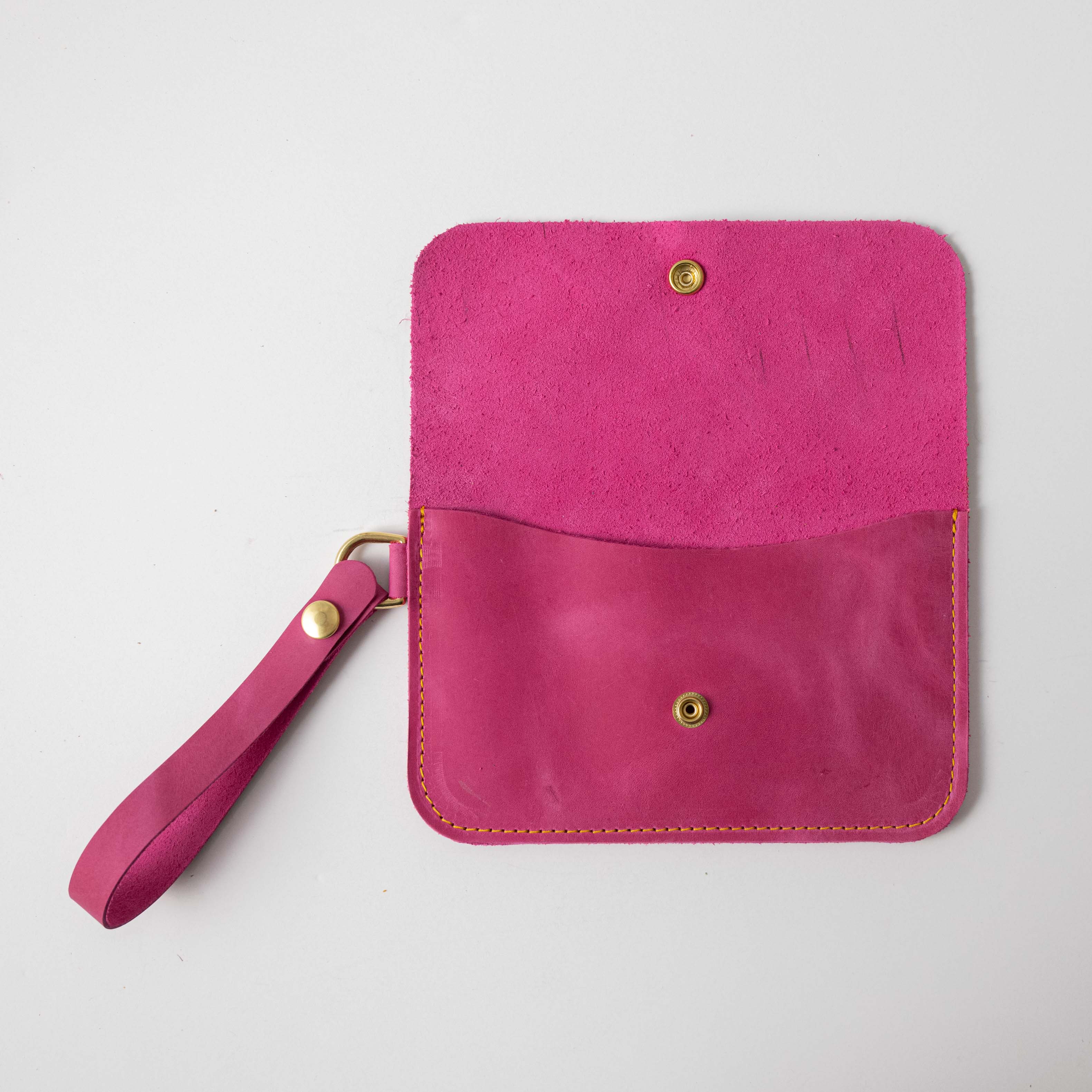 Pink Wristlet Clutch