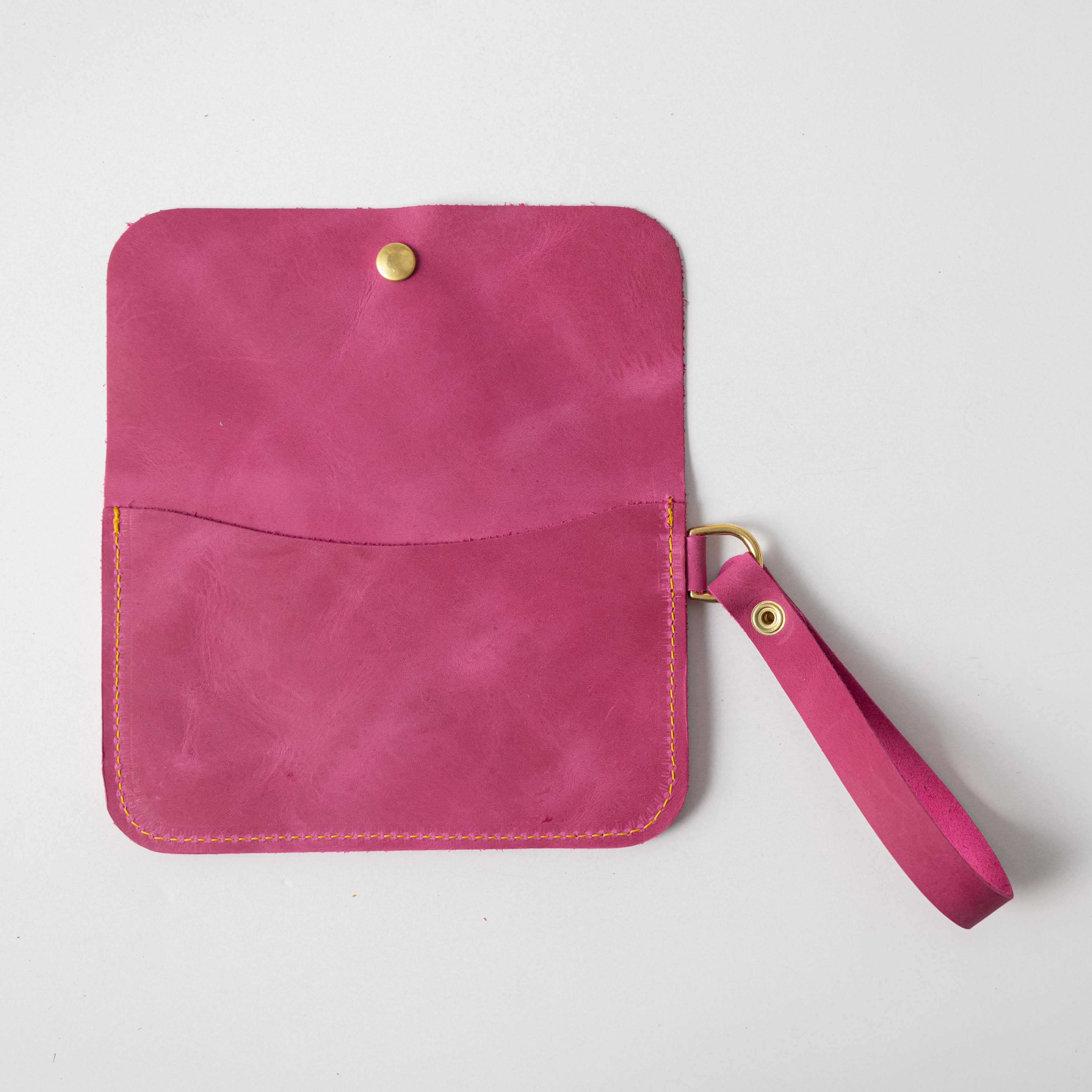 Pink Wristlet Clutch