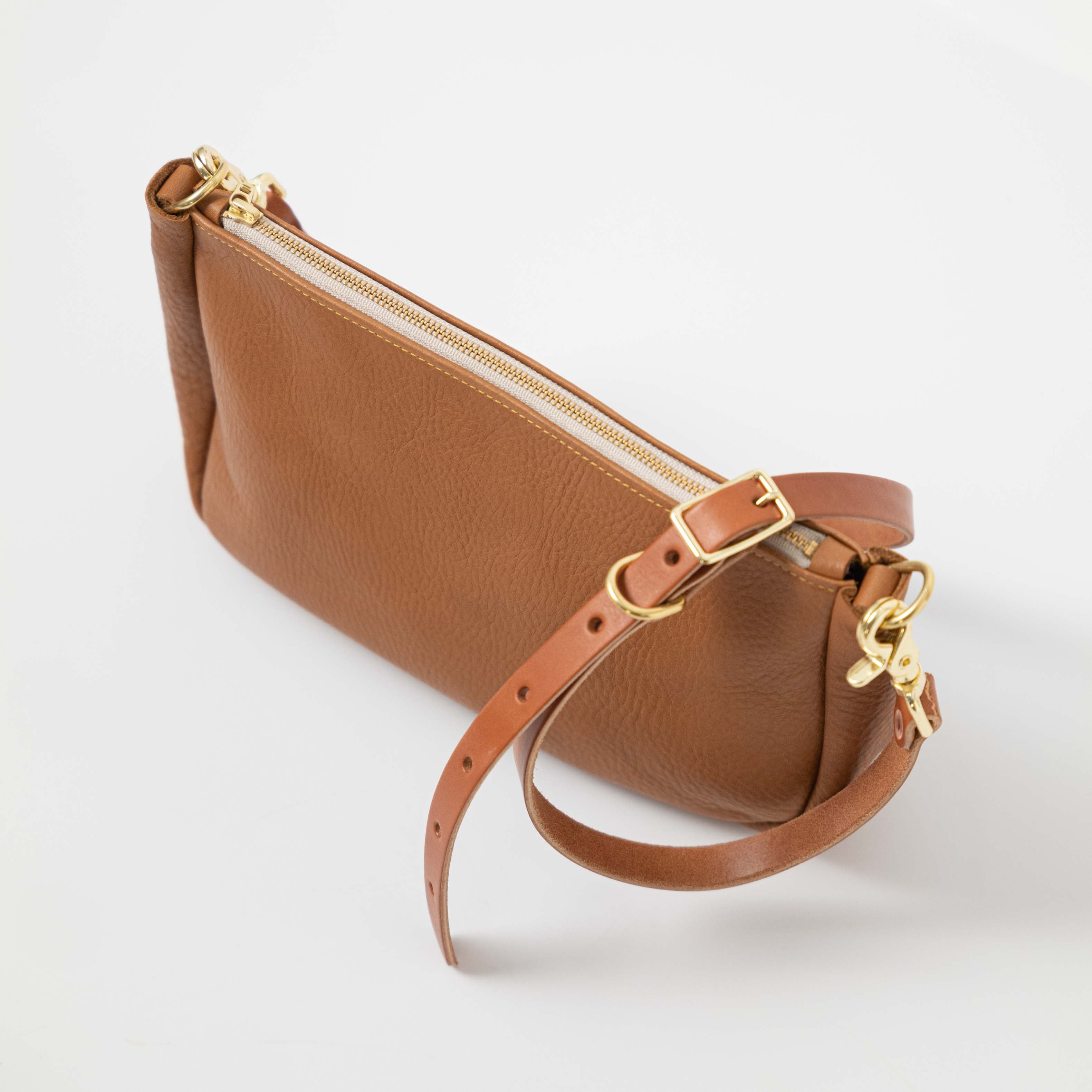 Cognac Cypress Crossbody Bag