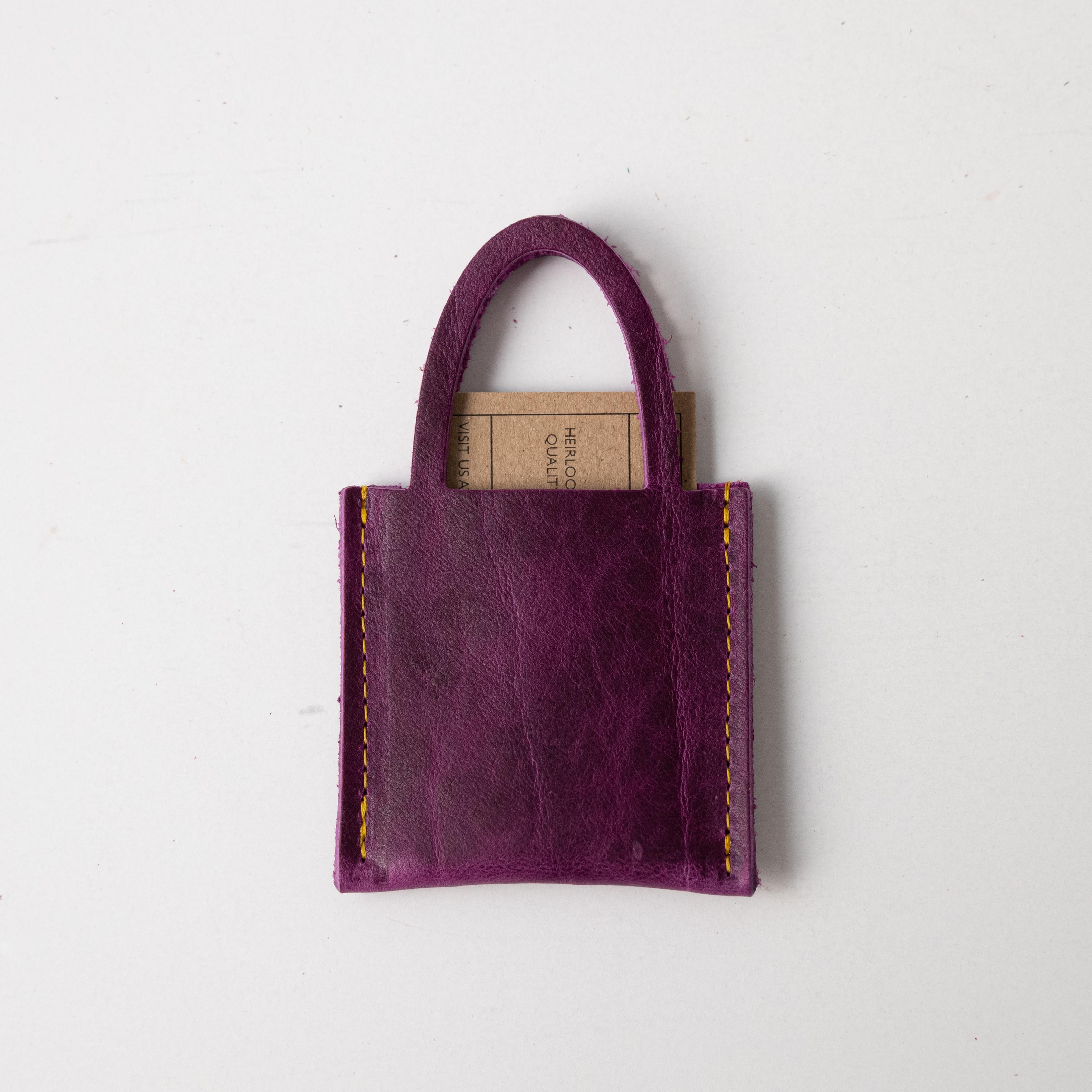 Purple Bison Tiny Tote