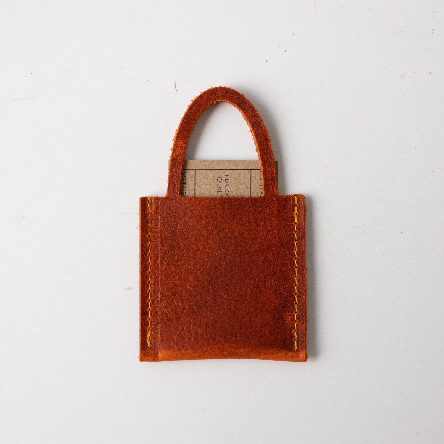 Orange Bison Tiny Tote