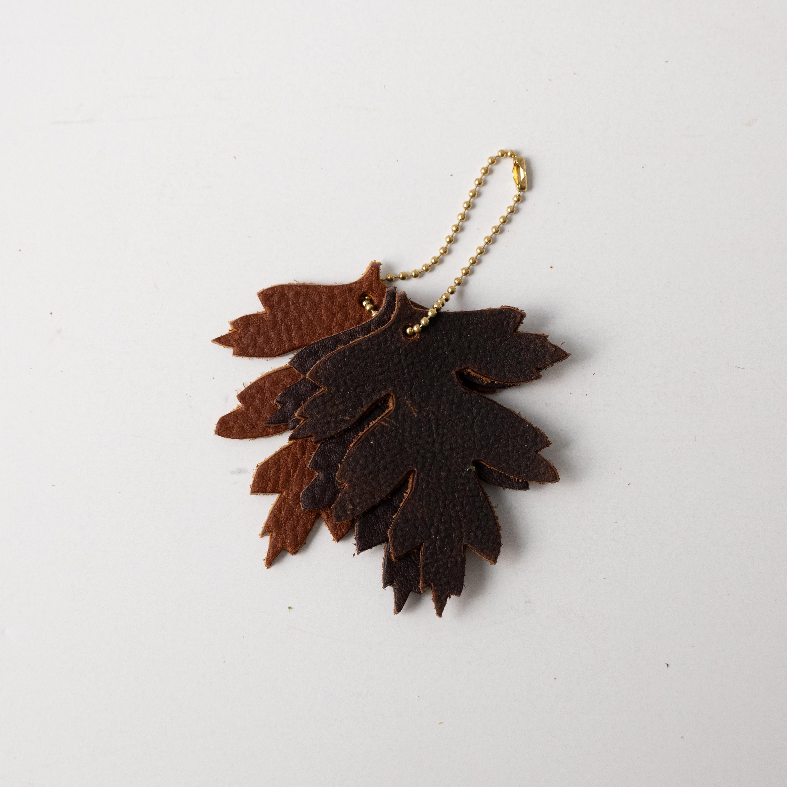 Brown Leaf Charms