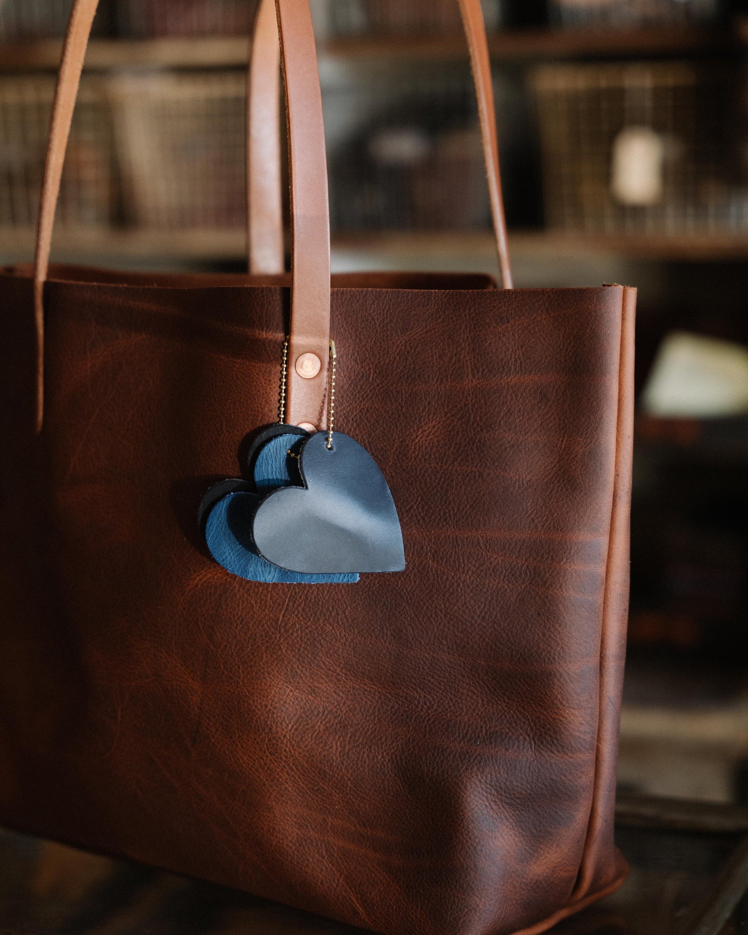 Brown Heart Charms