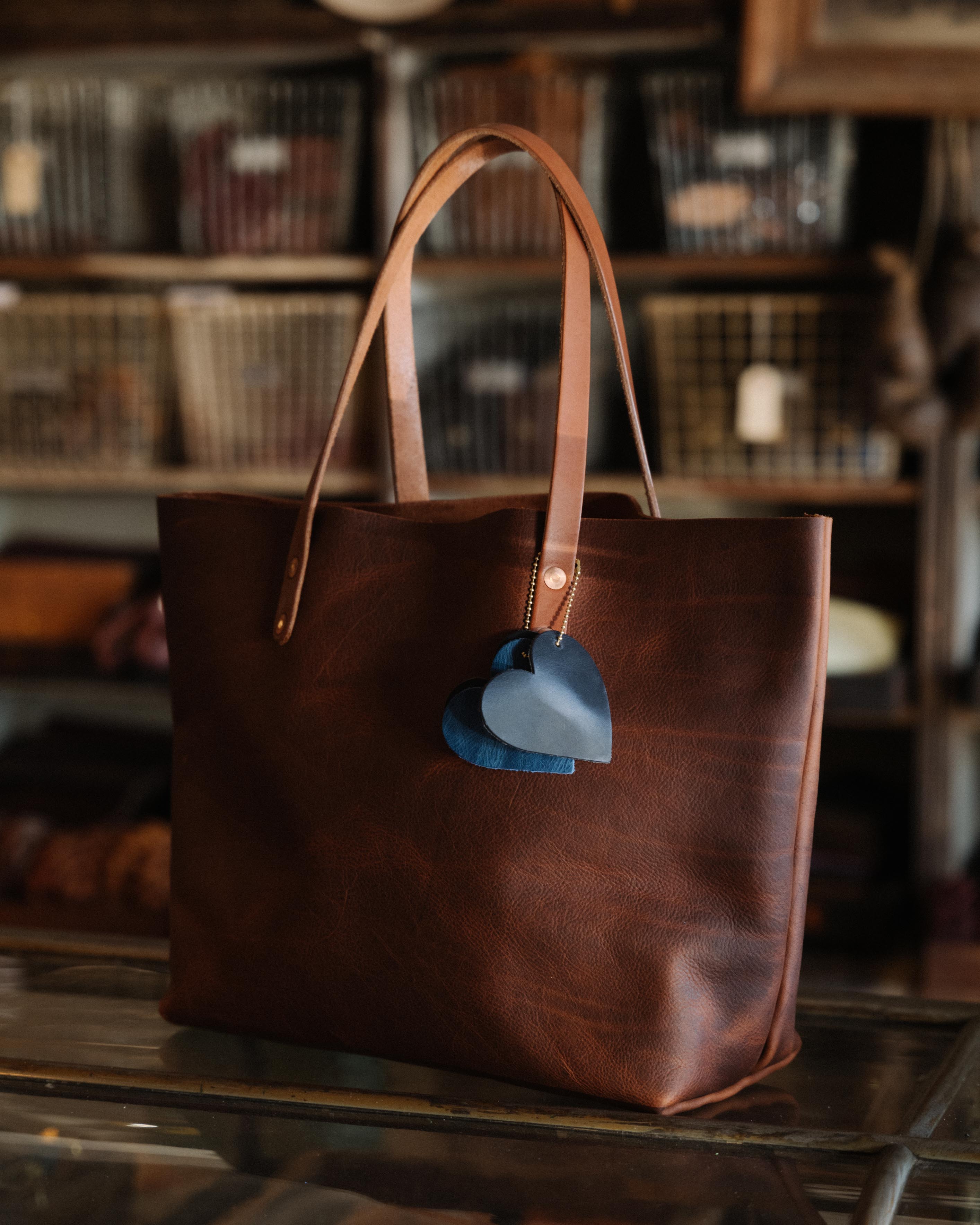 Brown Heart Charms