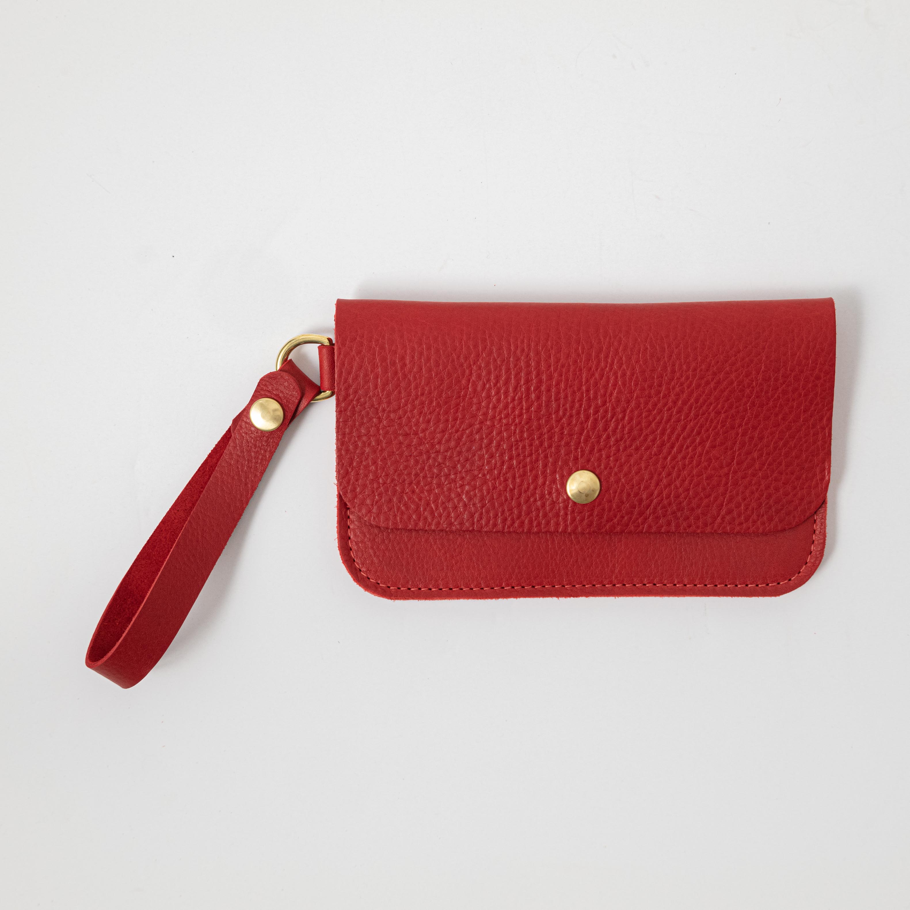 Red Cypress Wristlet Clutch