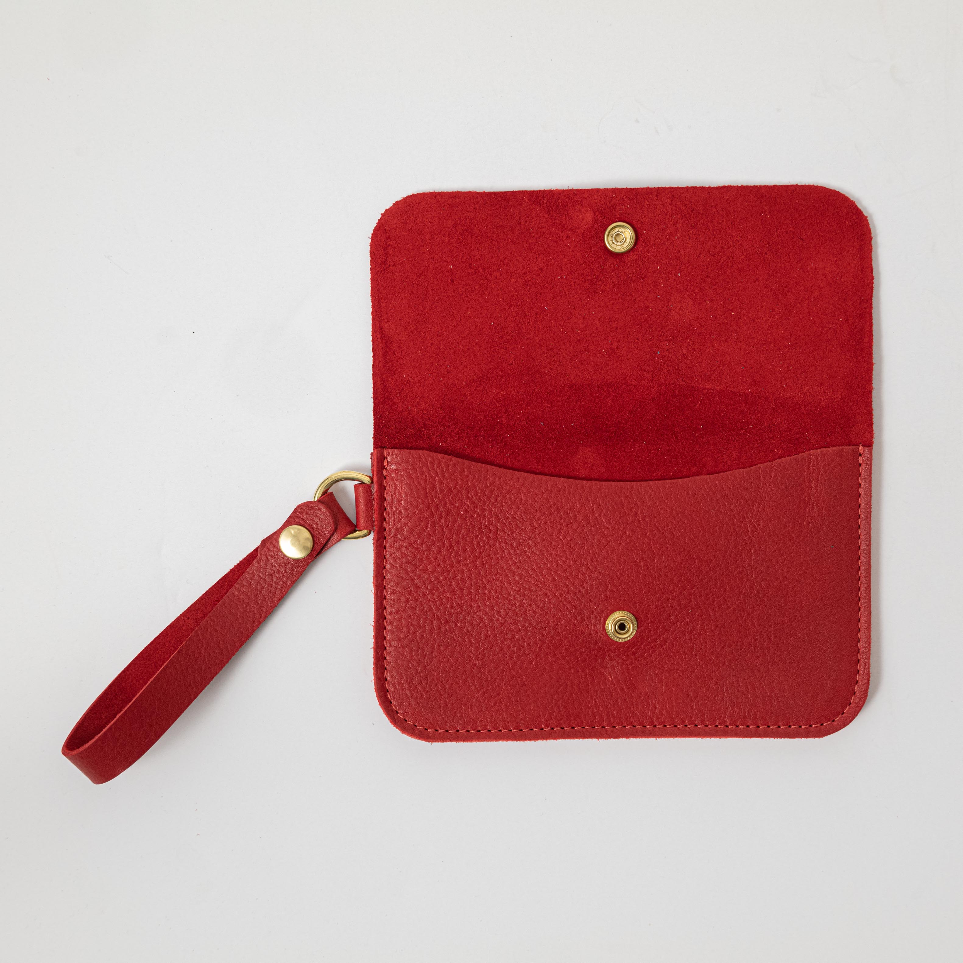 Red Cypress Wristlet Clutch