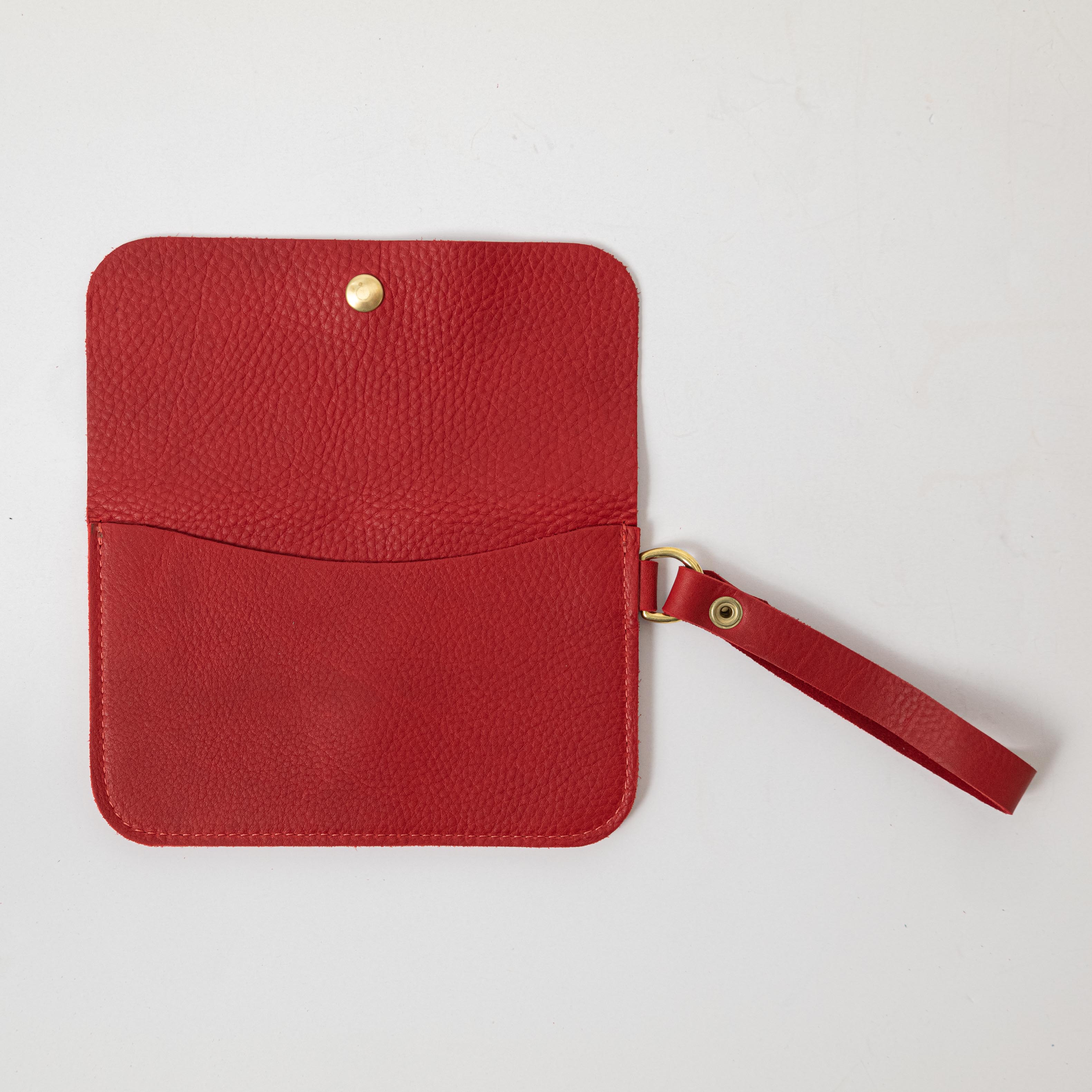 Red Cypress Wristlet Clutch