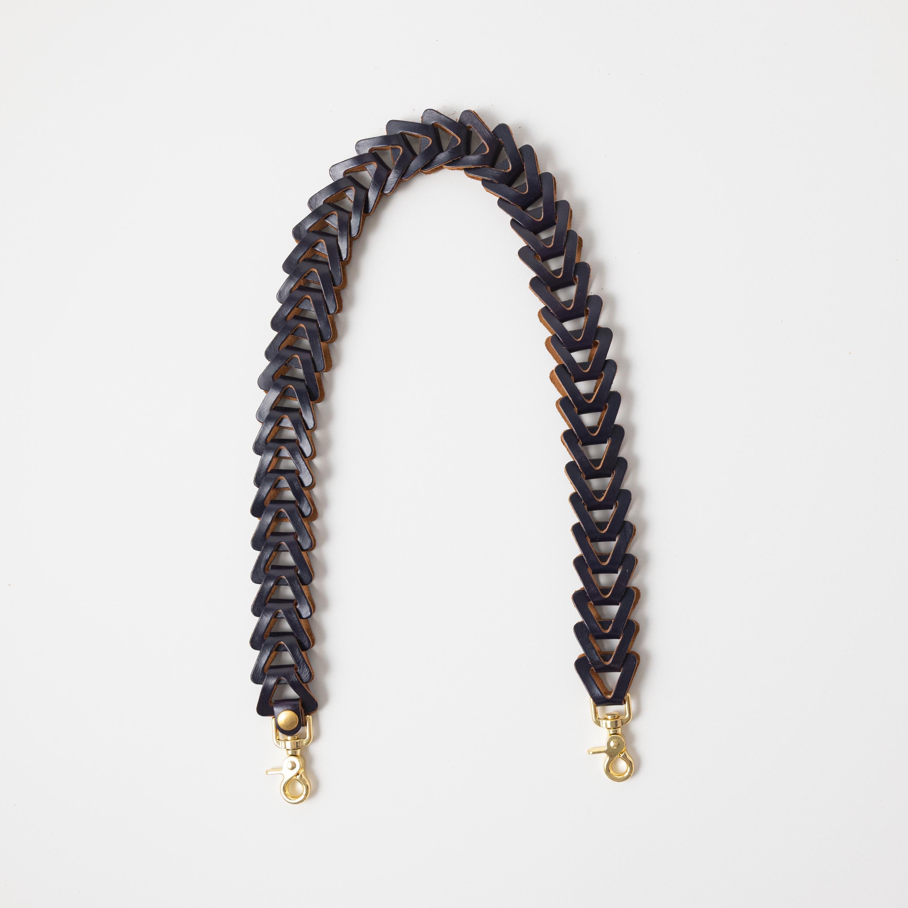 Glossy Purple Chain Link Strap