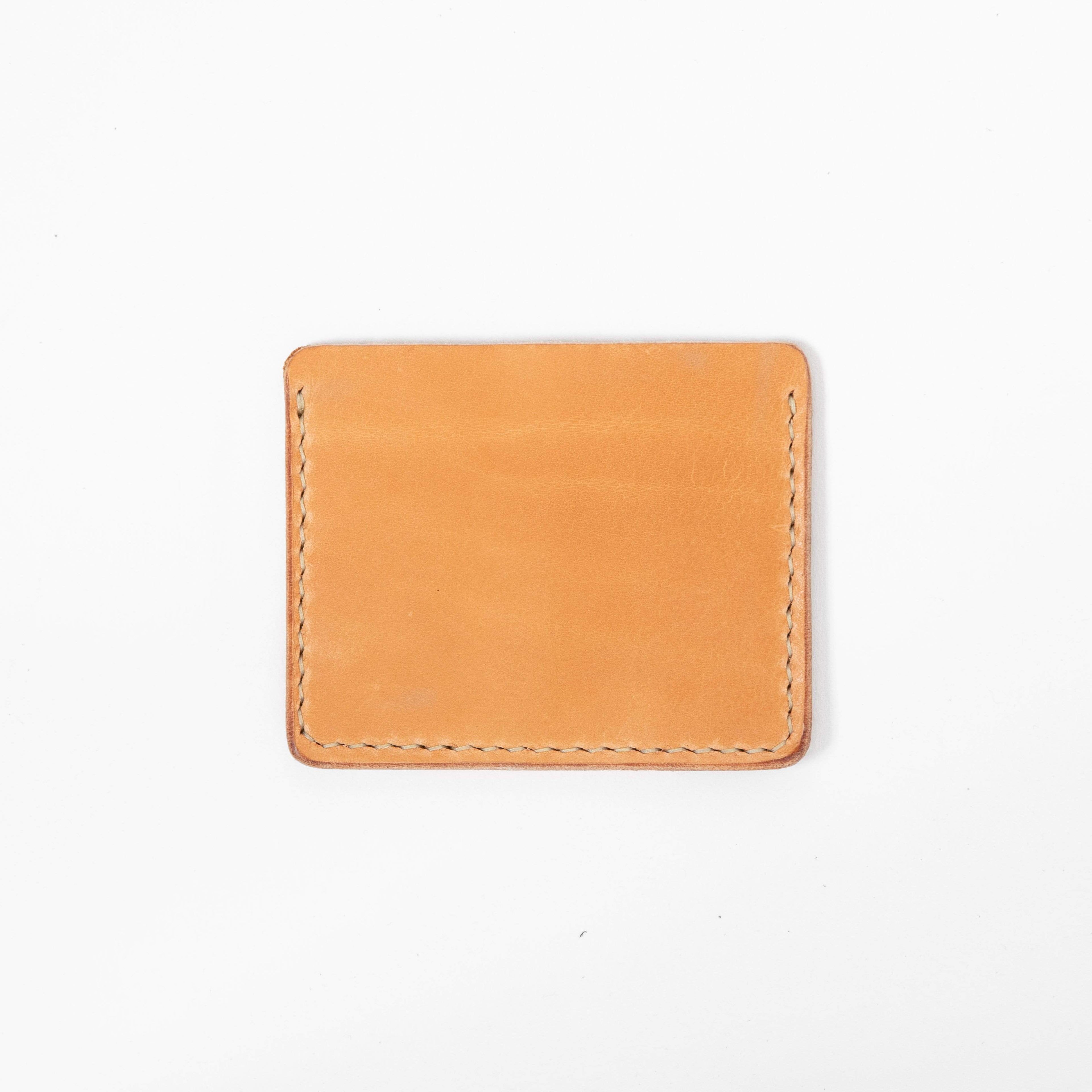 Russet Slim Card Wallet- slim wallet - mens leather wallet - KMM & Co.