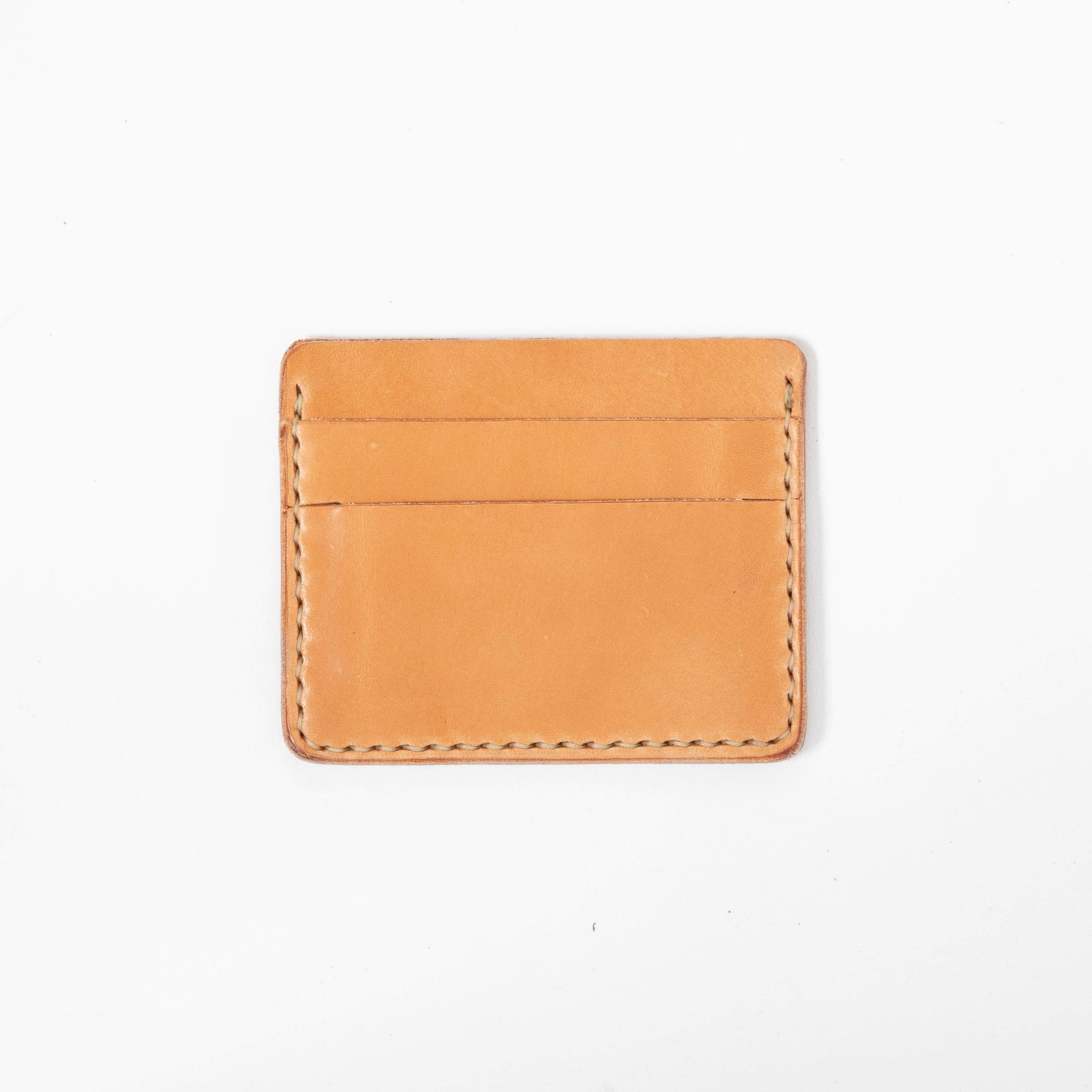 Russet Slim Card Wallet- slim wallet - mens leather wallet - KMM & Co.