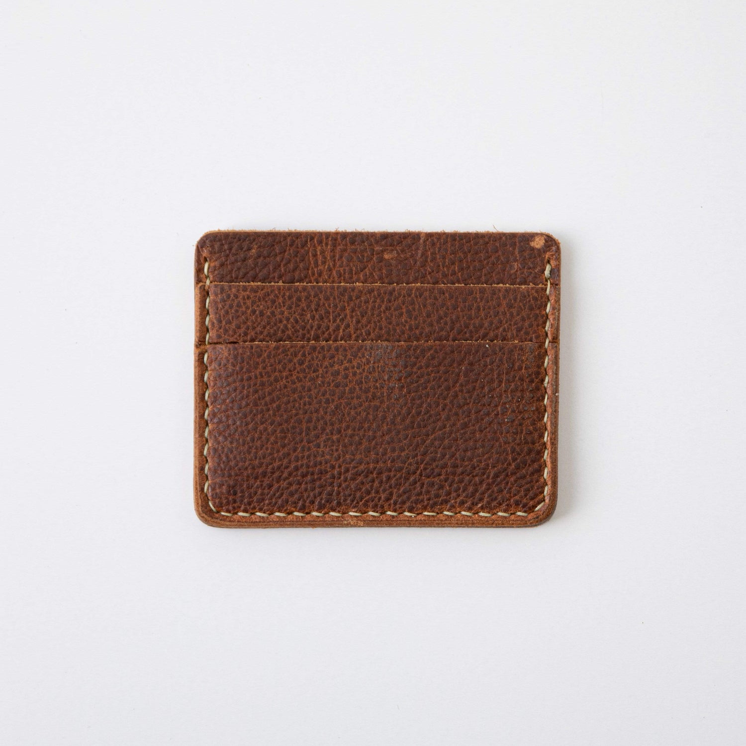 Tan Kodiak Slim Card Wallet- slim wallet - mens leather wallet - KMM & Co.